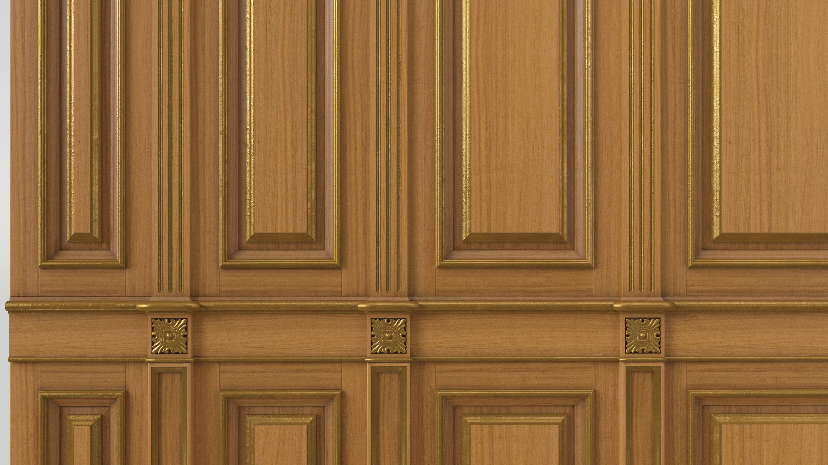 Wooden panel 02 03 3D model_14