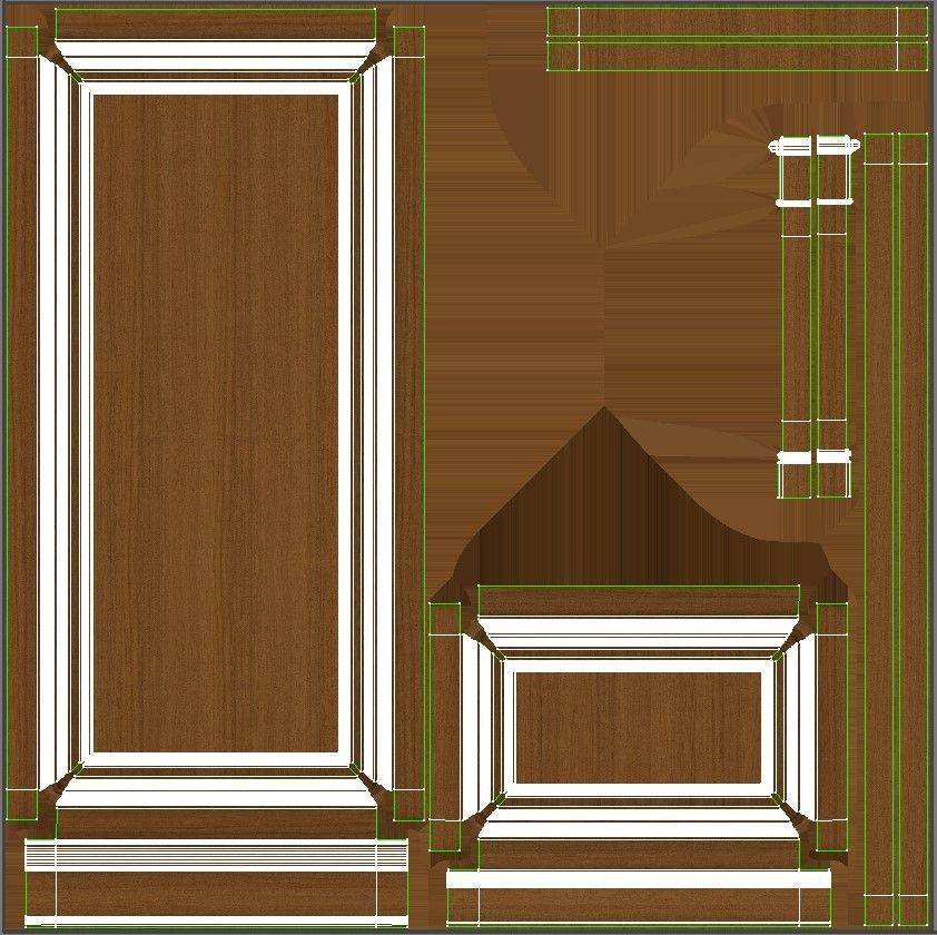 Wooden panel 02 03 3D model_42
