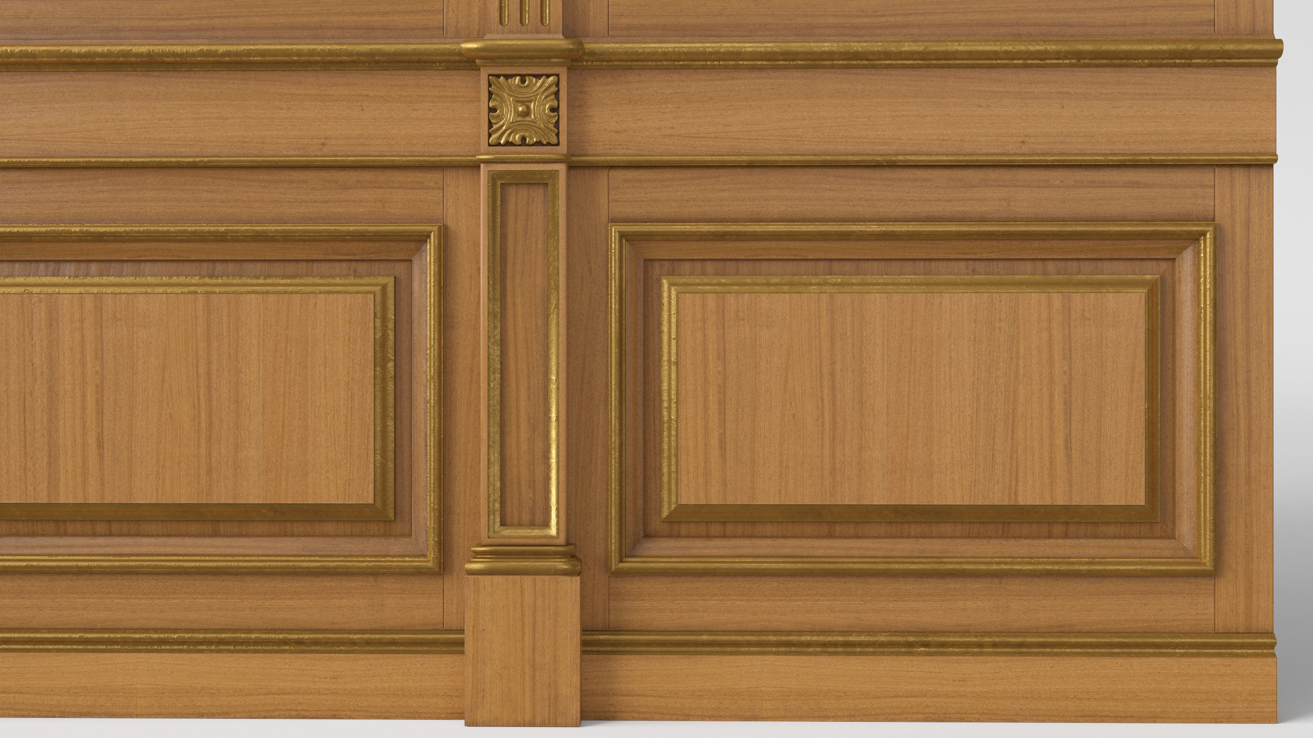 Wooden panel 02 03 3D model_18
