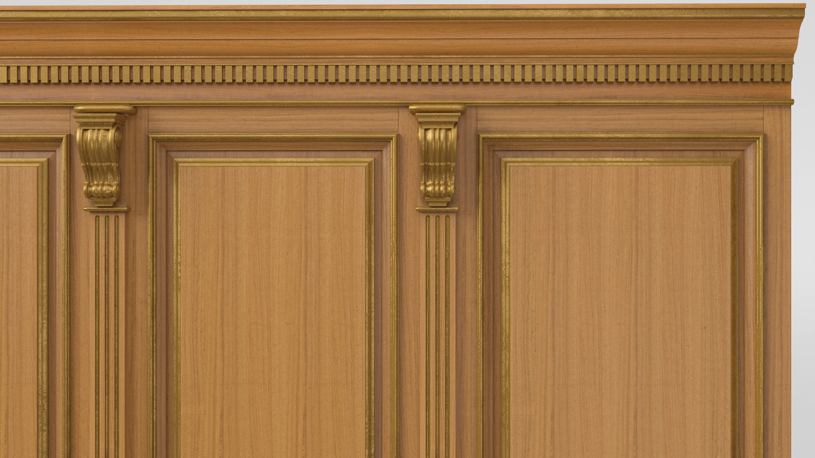 Wooden panel 02 03 3D model_13