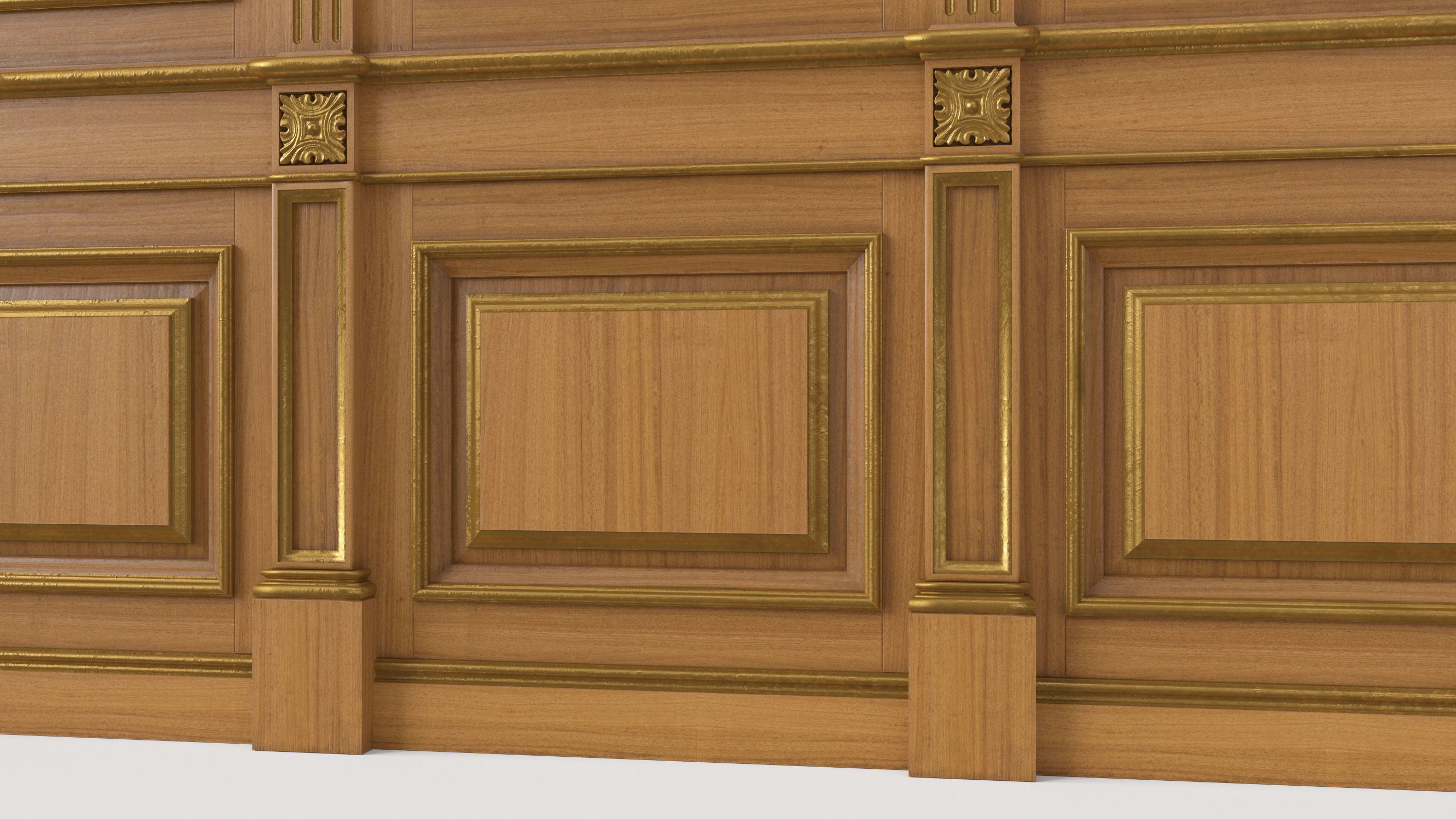 Wooden panel 02 03 3D model_19