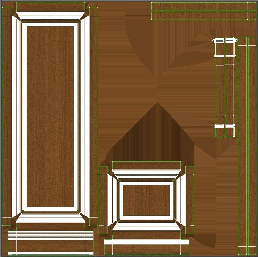Wooden panel 02 03 3D model_40