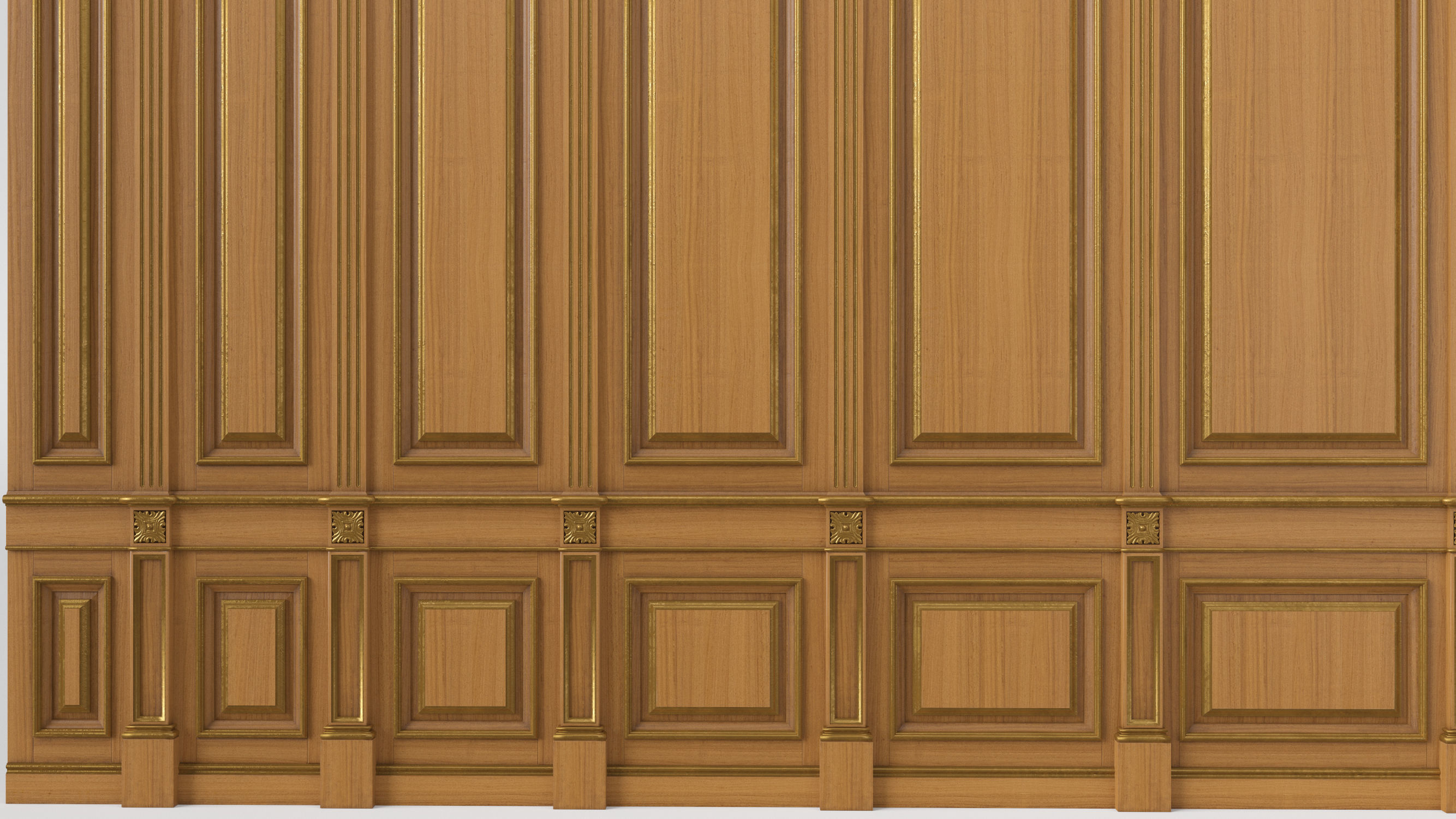 Wooden panel 02 03 3D model_12