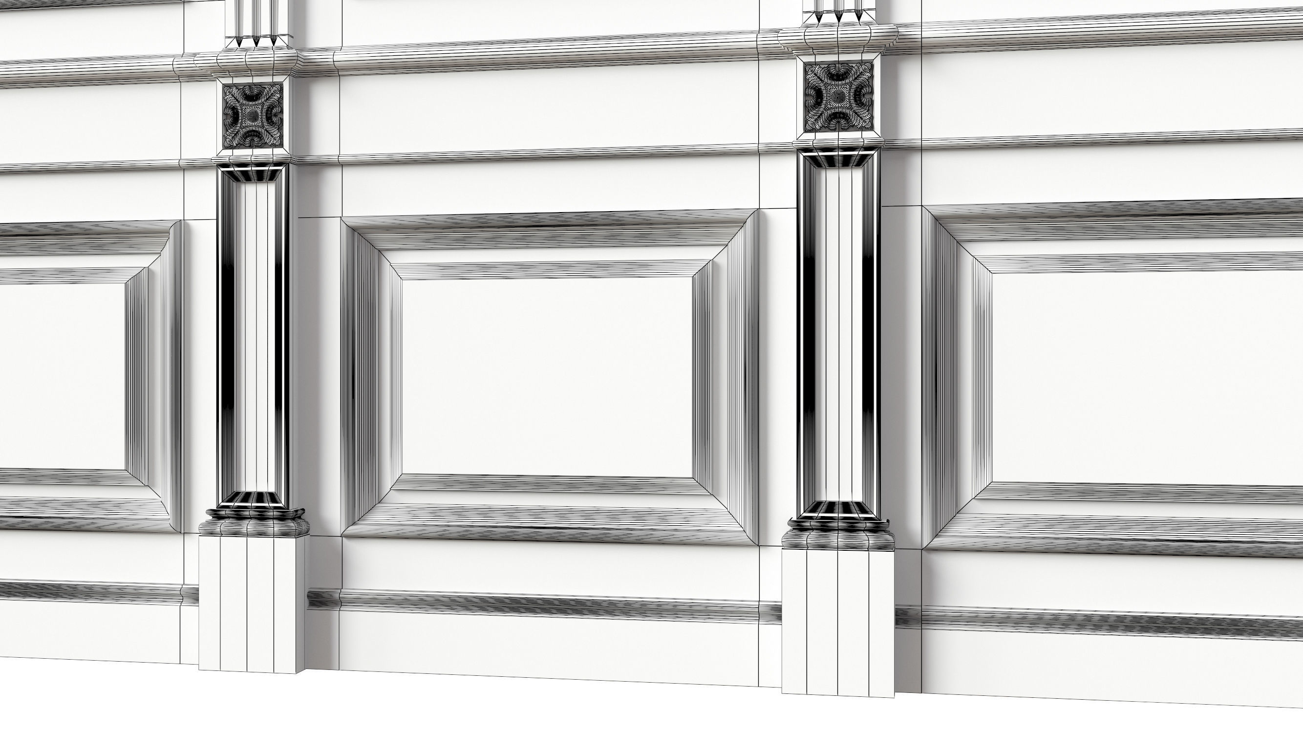 Wooden panel 02 04  3D model_32