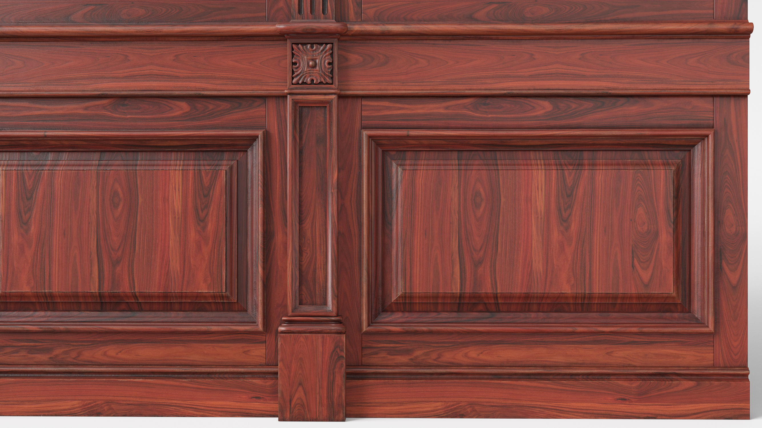 Wooden panel 02 04  3D model_8