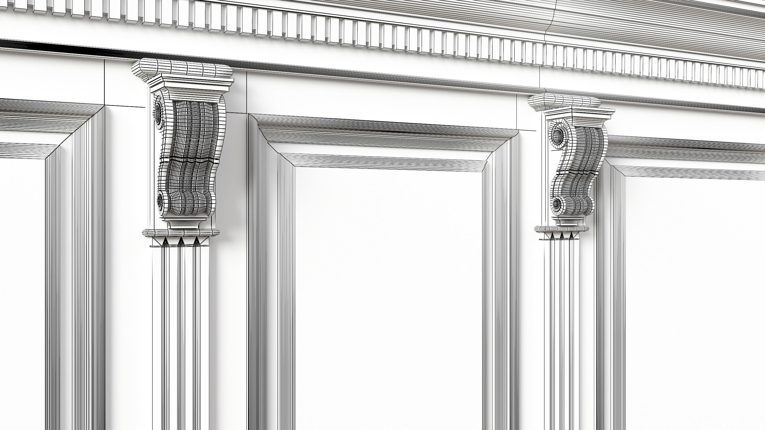 Wooden panel 02 04  3D model_29