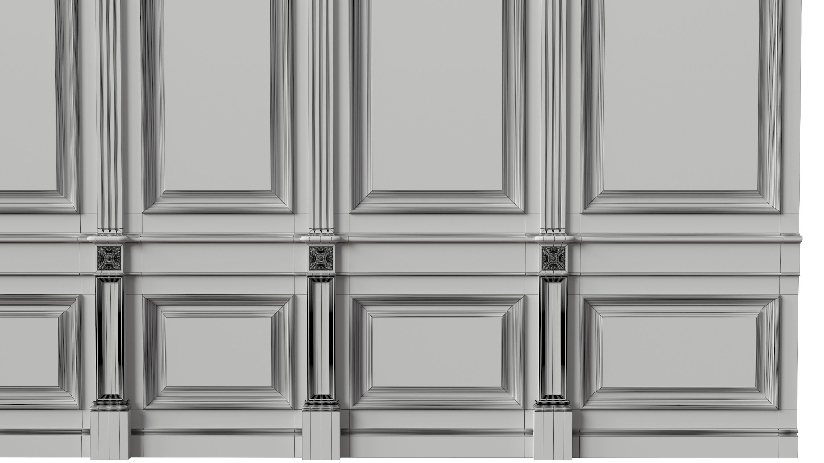 Wooden panel 02 04  3D model_25