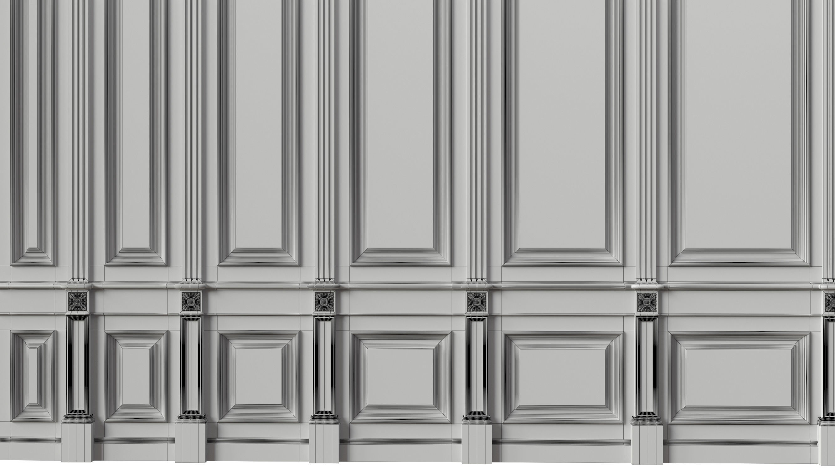 Wooden panel 02 04  3D model_26