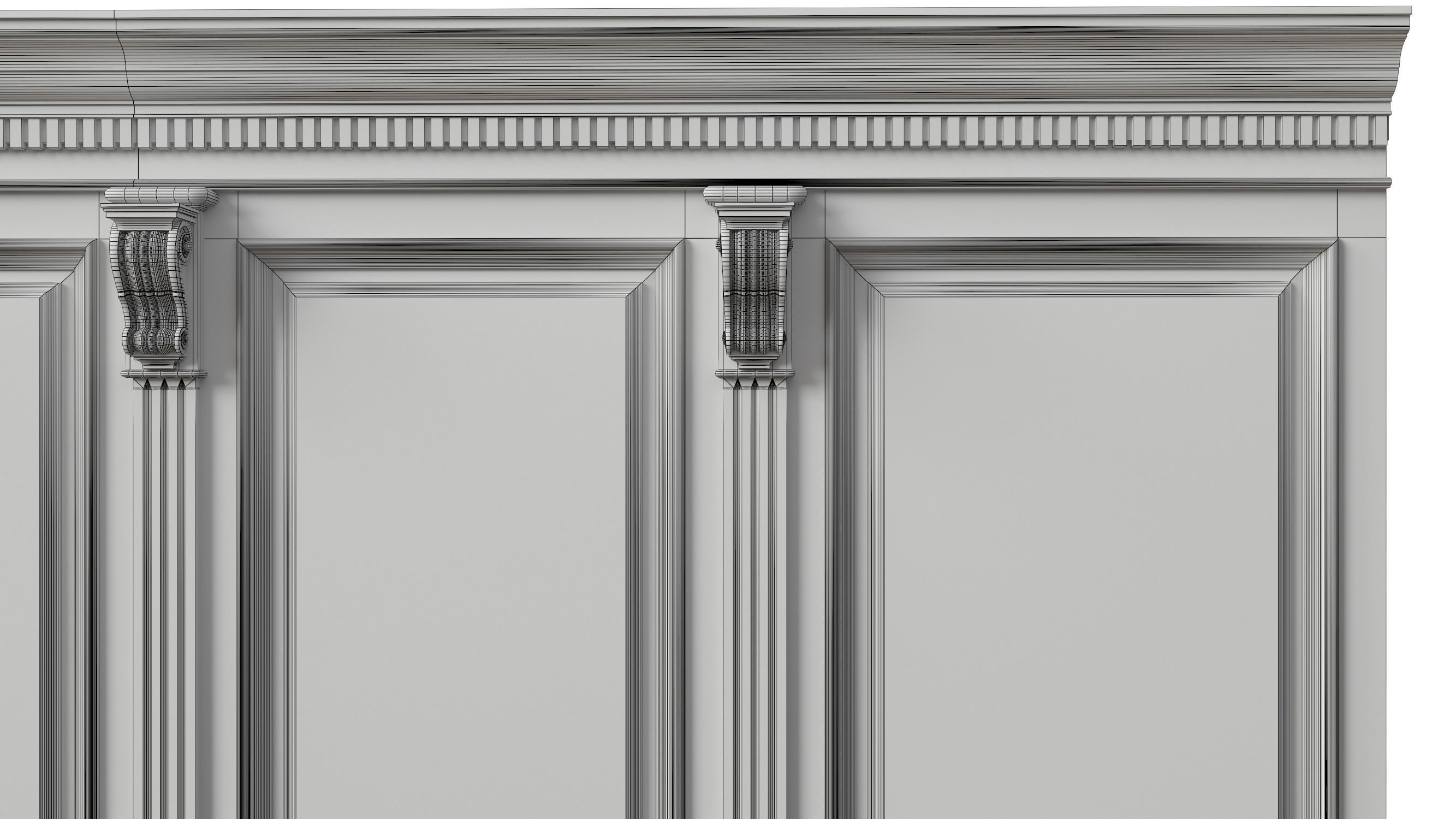 Wooden panel 02 04  3D model_27