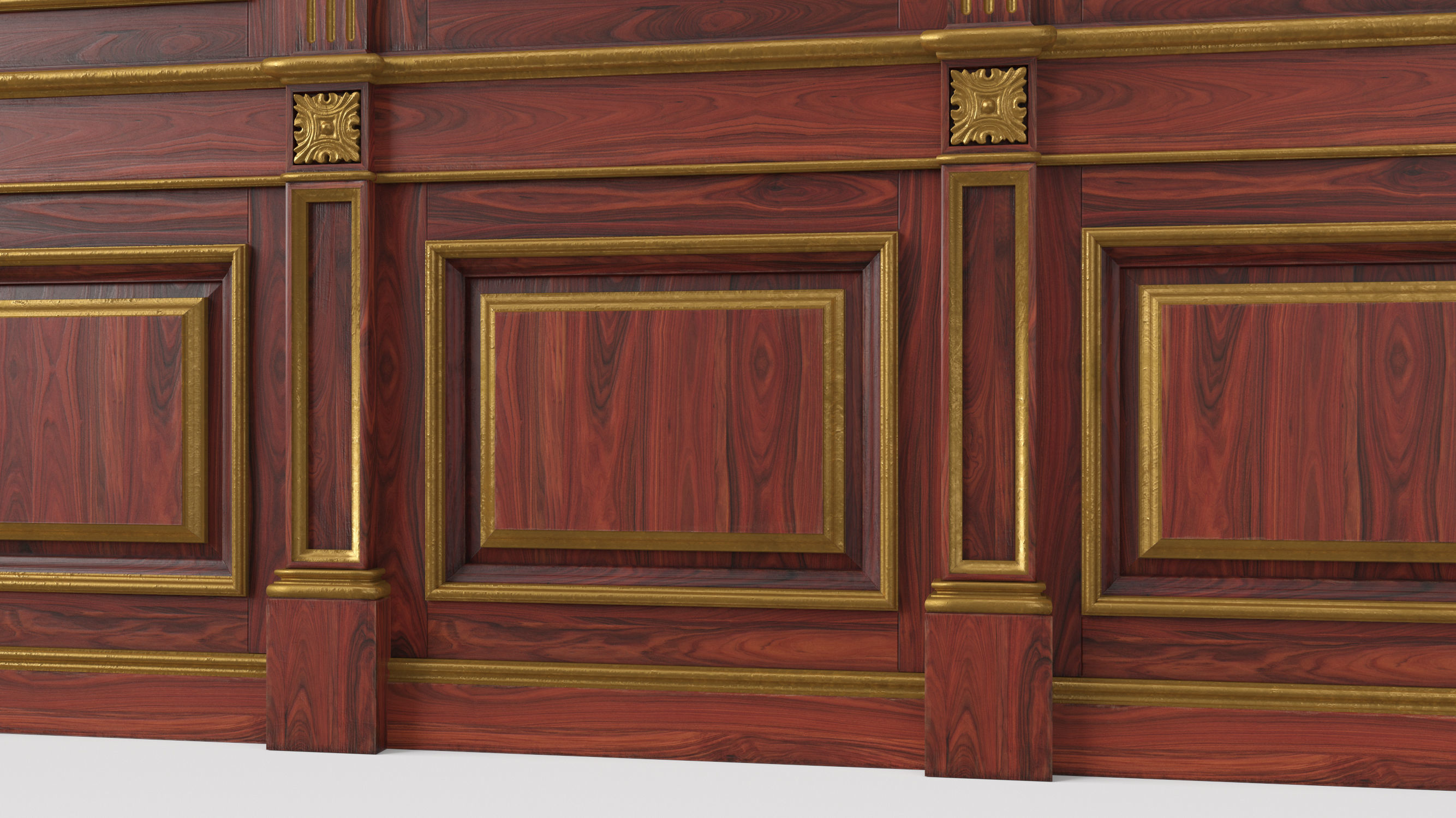 Wooden panel 02 04  3D model_19
