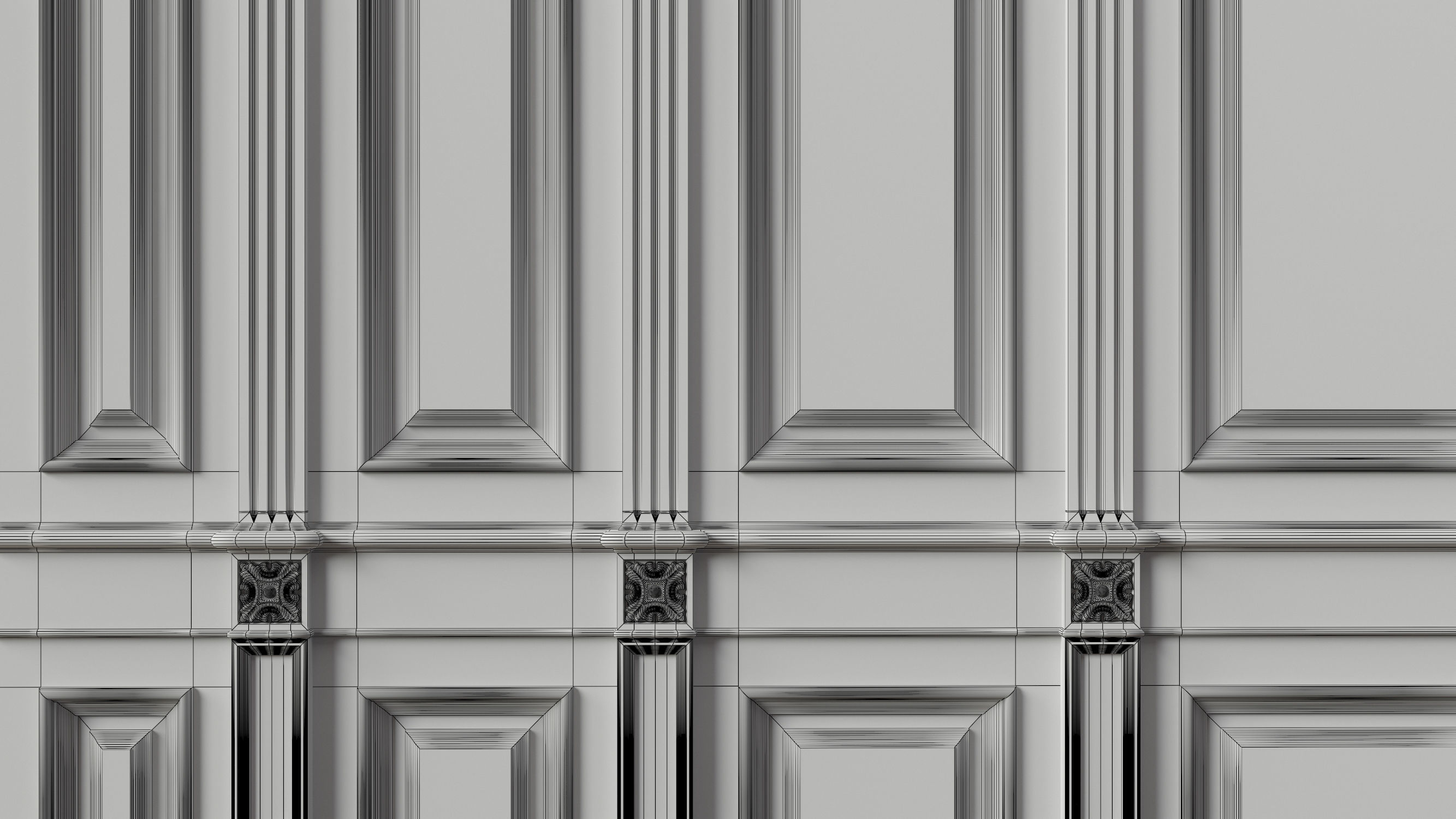 Wooden panel 02 04  3D model_28