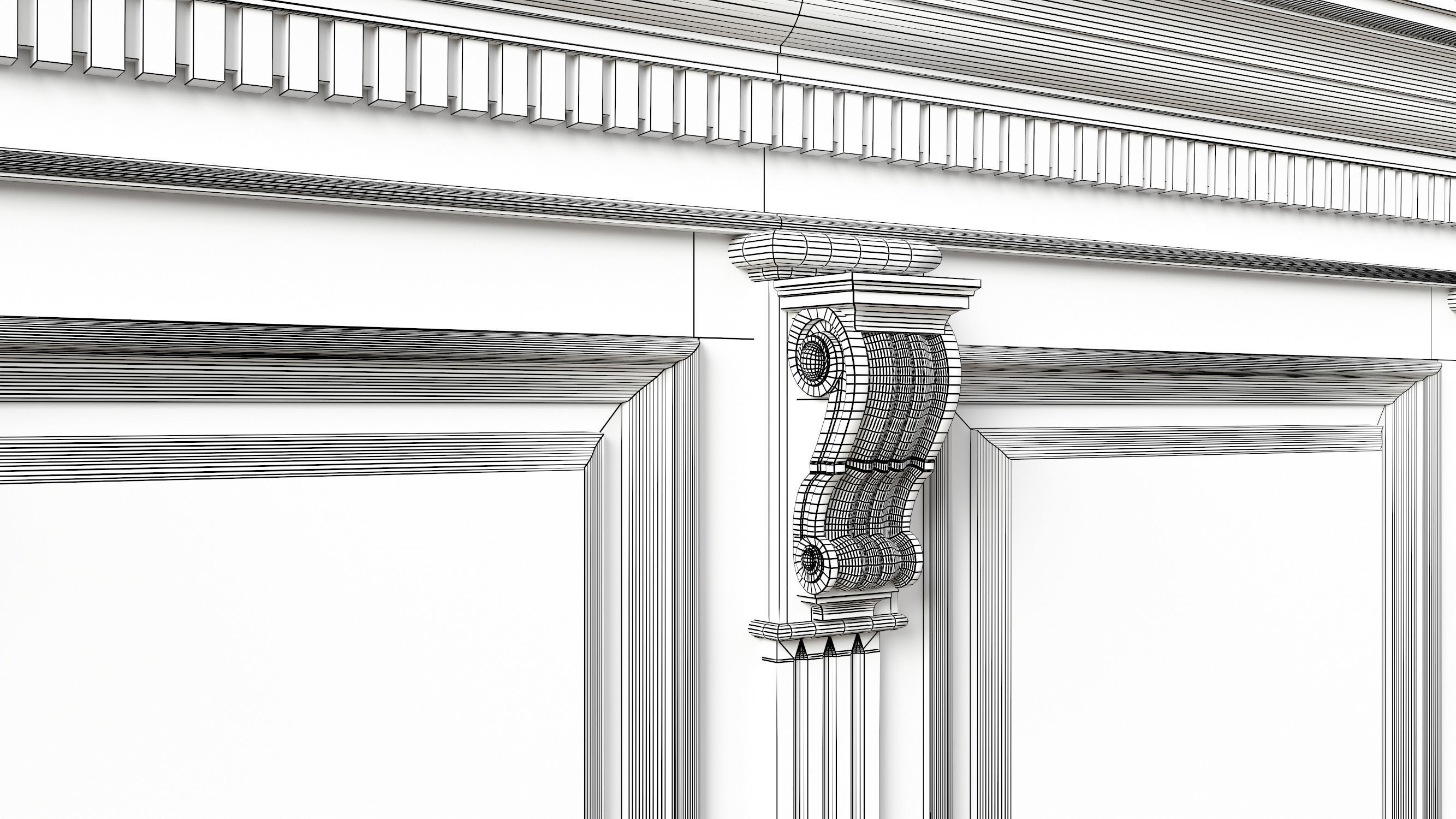 Wooden panel 02 04  3D model_33