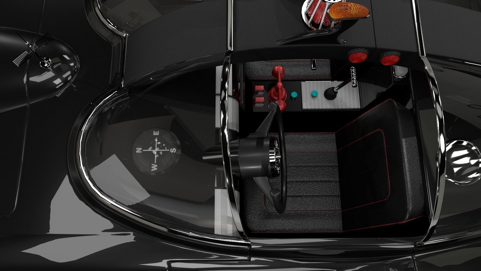 Batmobile TV series 1965 3D model_13