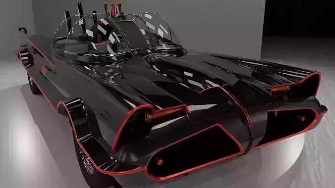 Batmobile TV series 1965 3D model