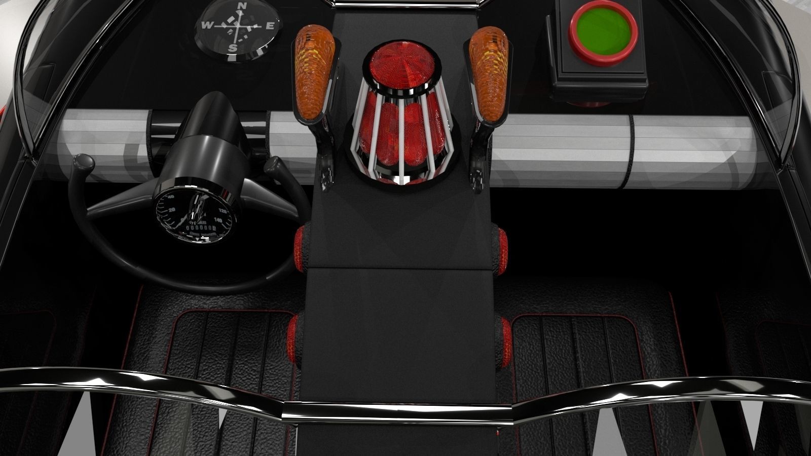 Batmobile TV series 1965 3D model_21