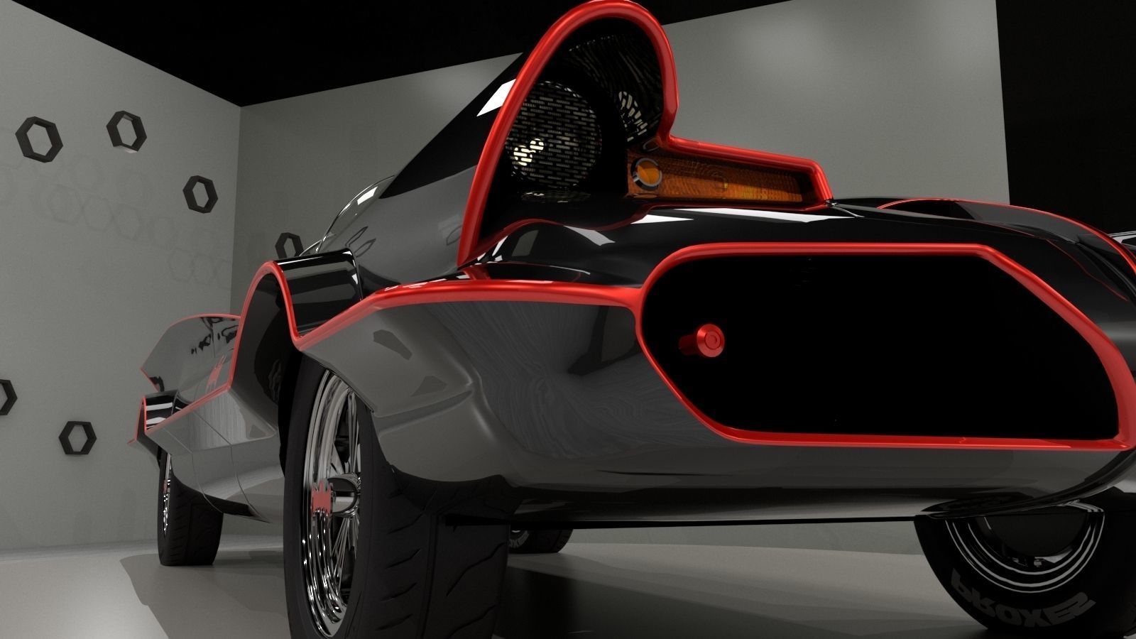 Batmobile TV series 1965 3D model_10