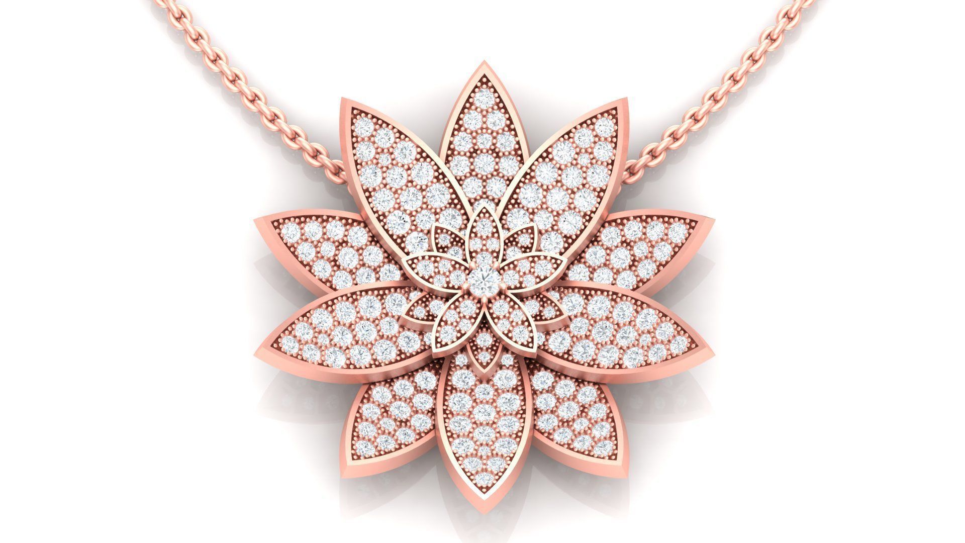 LOTUS PENDENT VCL-001 3D print model_1