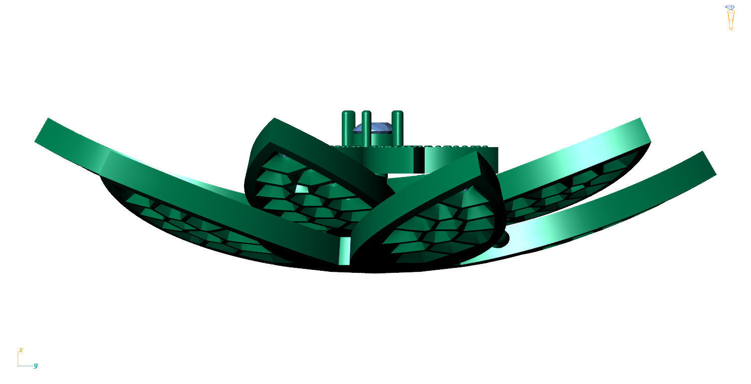 LOTUS PENDENT VCL-001 3D print model_4
