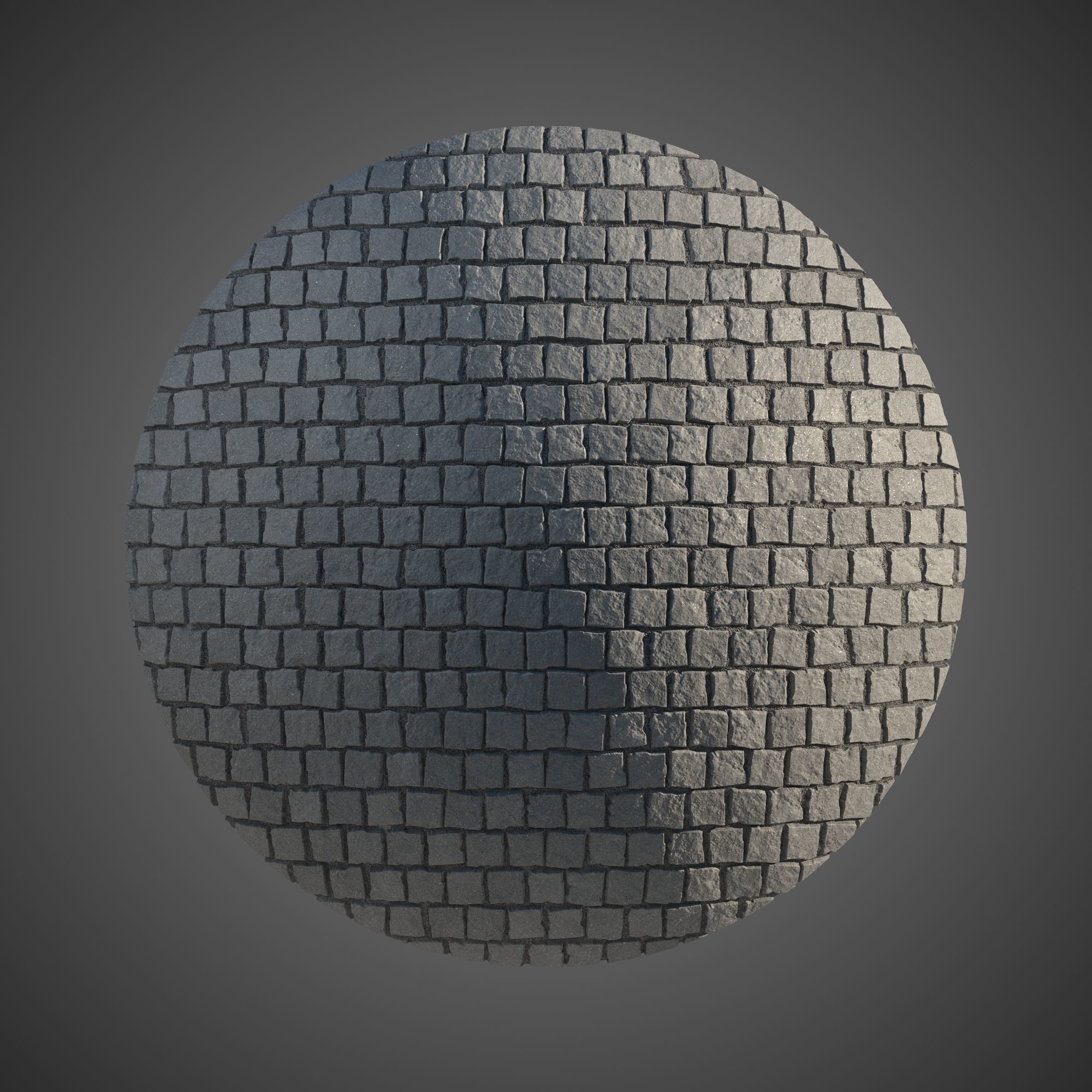 8K Large Area Cobblestone 03 - 3 Variatons Texture_2