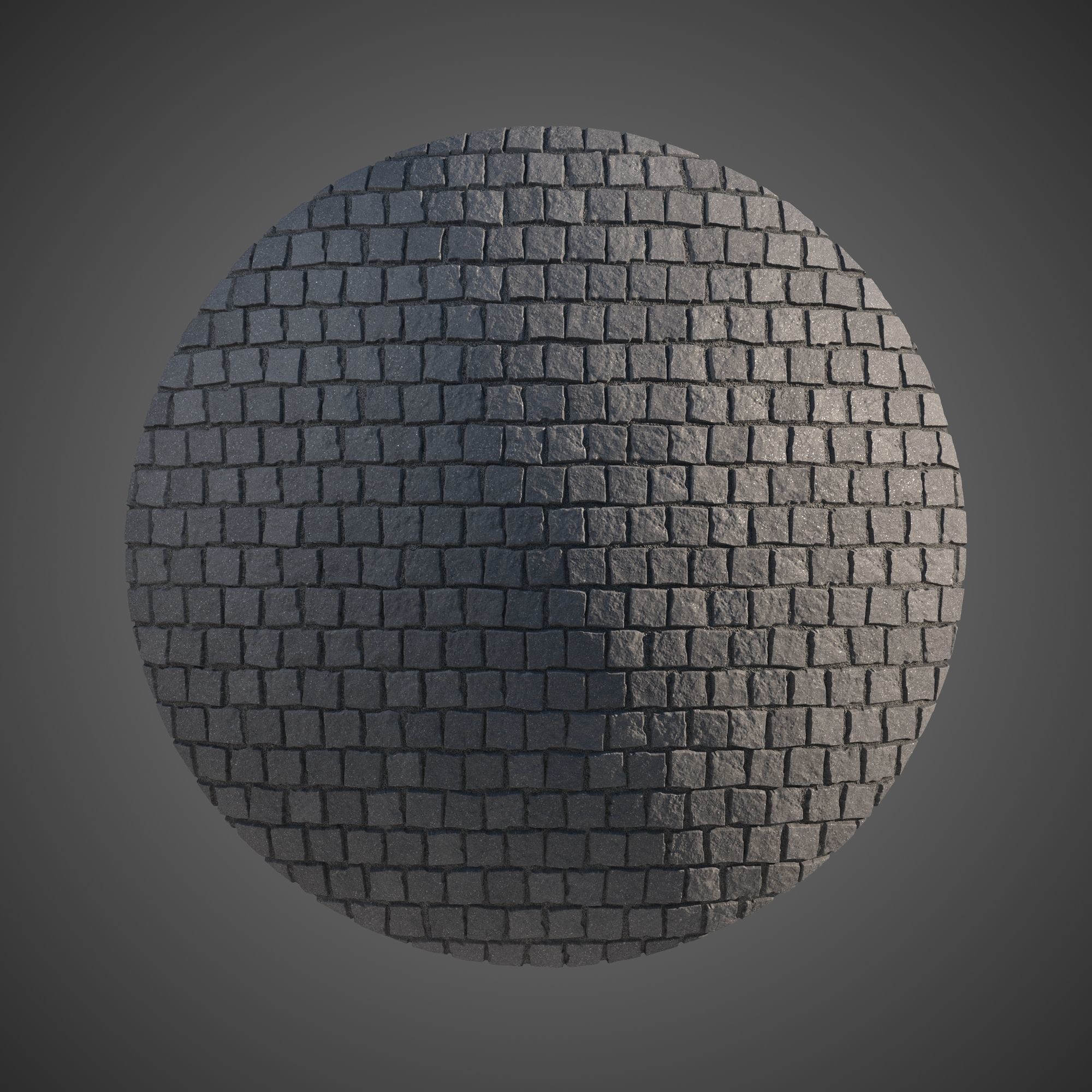 8K Large Area Cobblestone 03 - 3 Variatons Texture_1