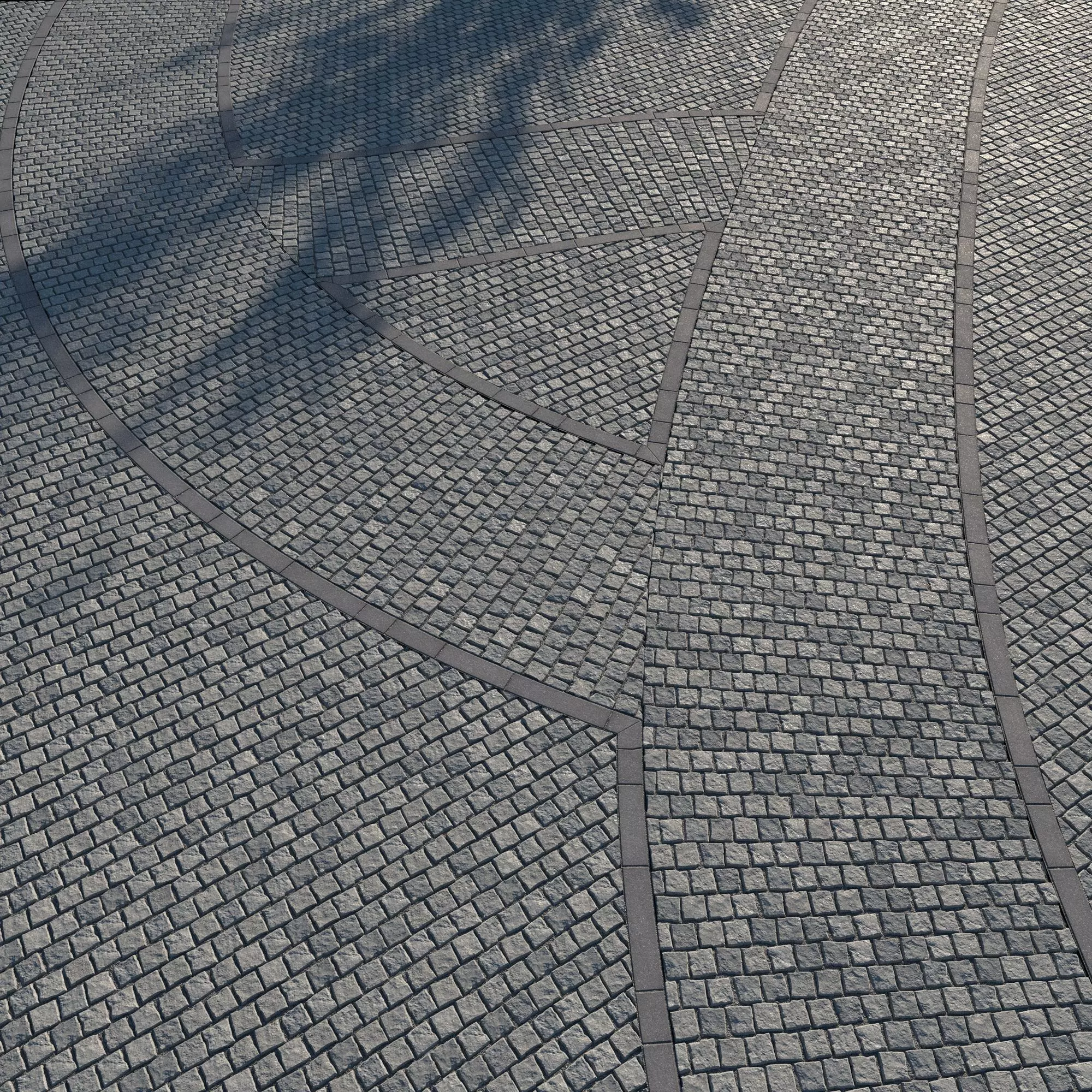 8K Large Area Cobblestone 03 - 3 Variatons Texture_0