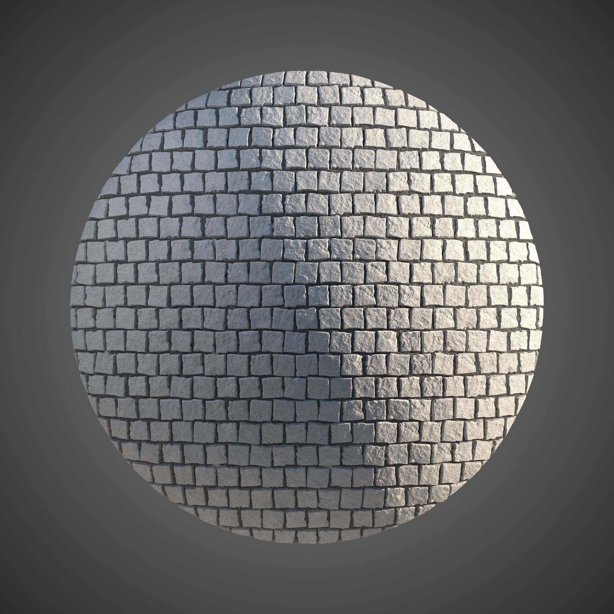 8K Large Area Cobblestone 03 - 3 Variatons Texture_3