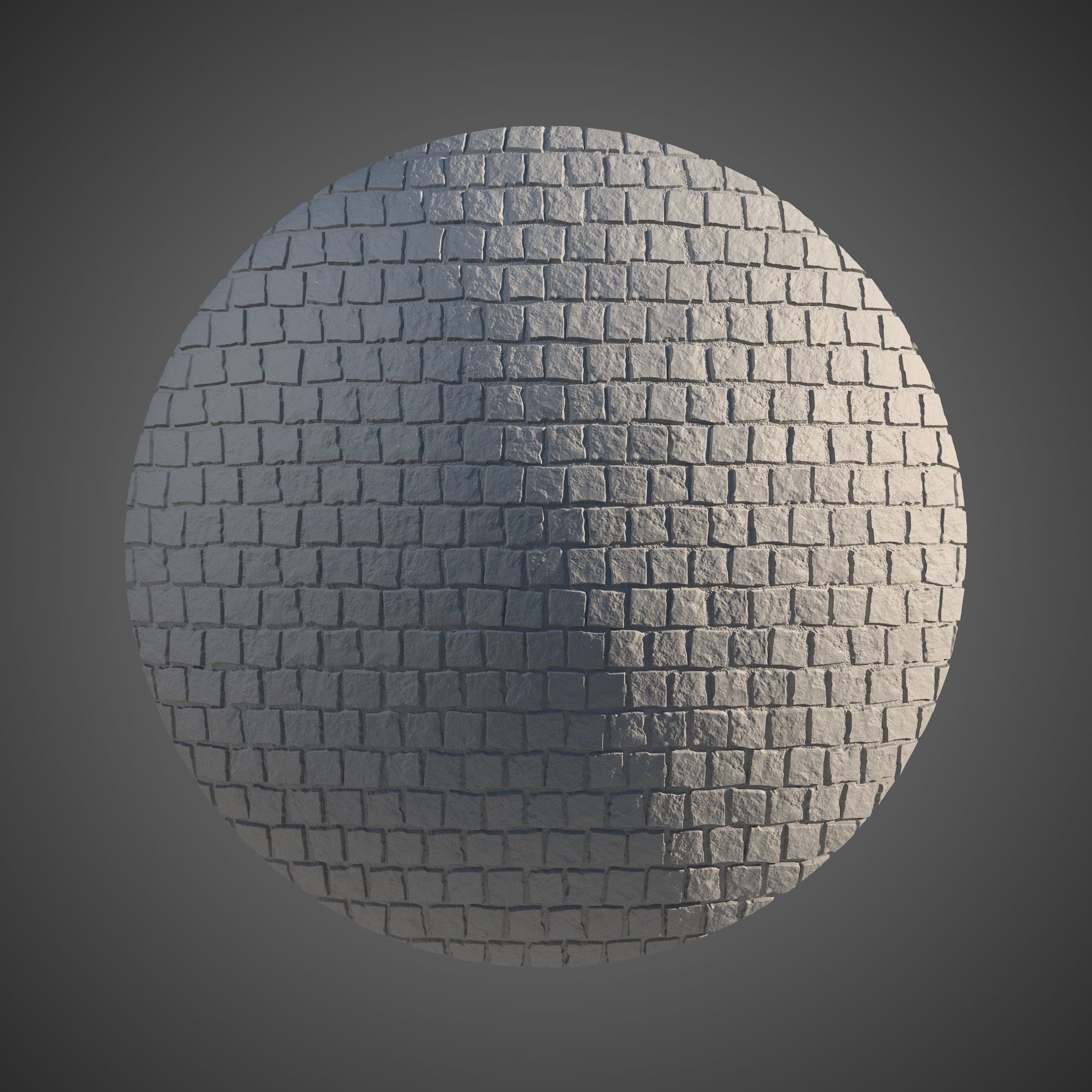 8K Large Area Cobblestone 03 - 3 Variatons Texture_5