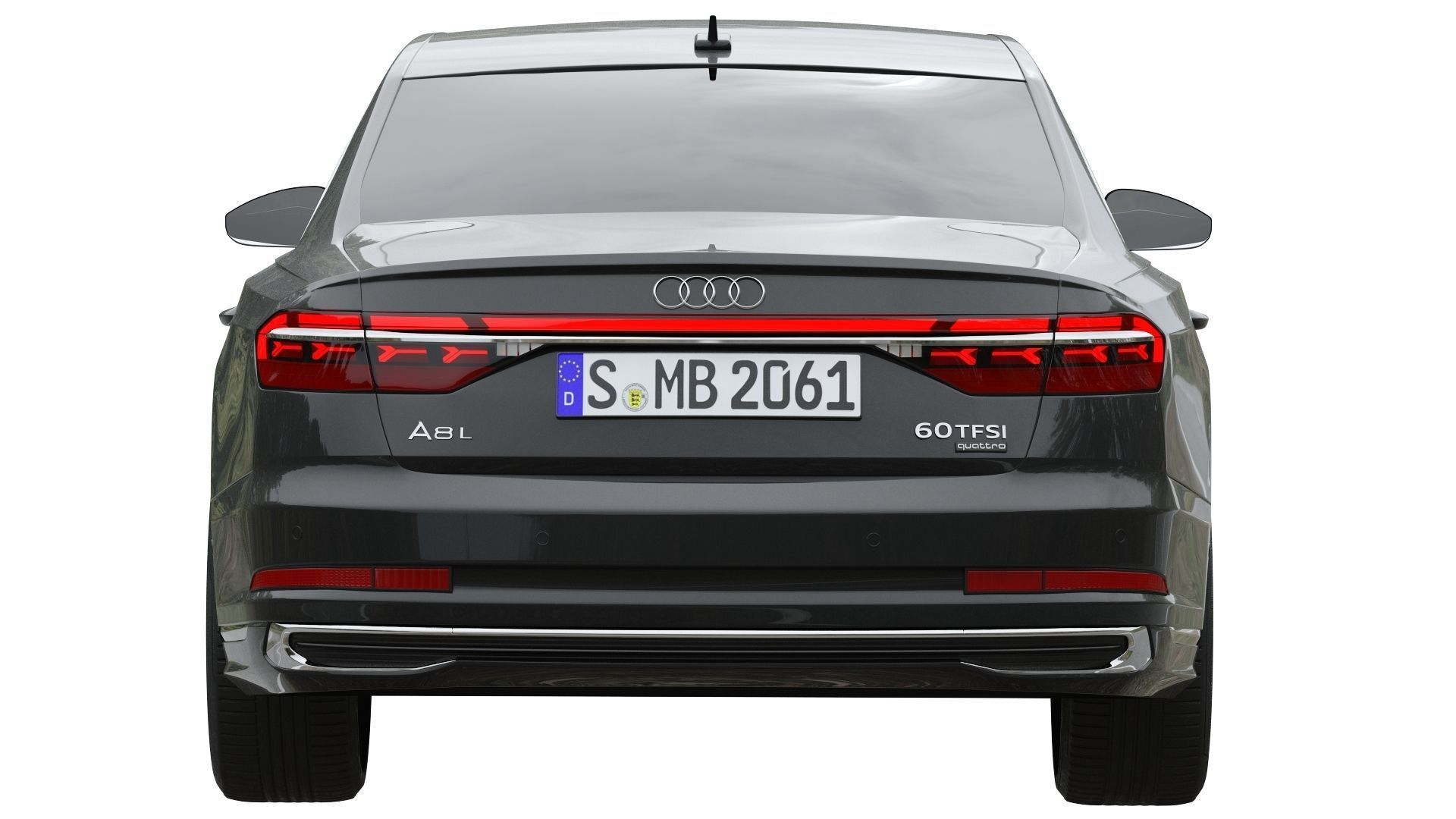 Audi A8 L 2022 3D model_4