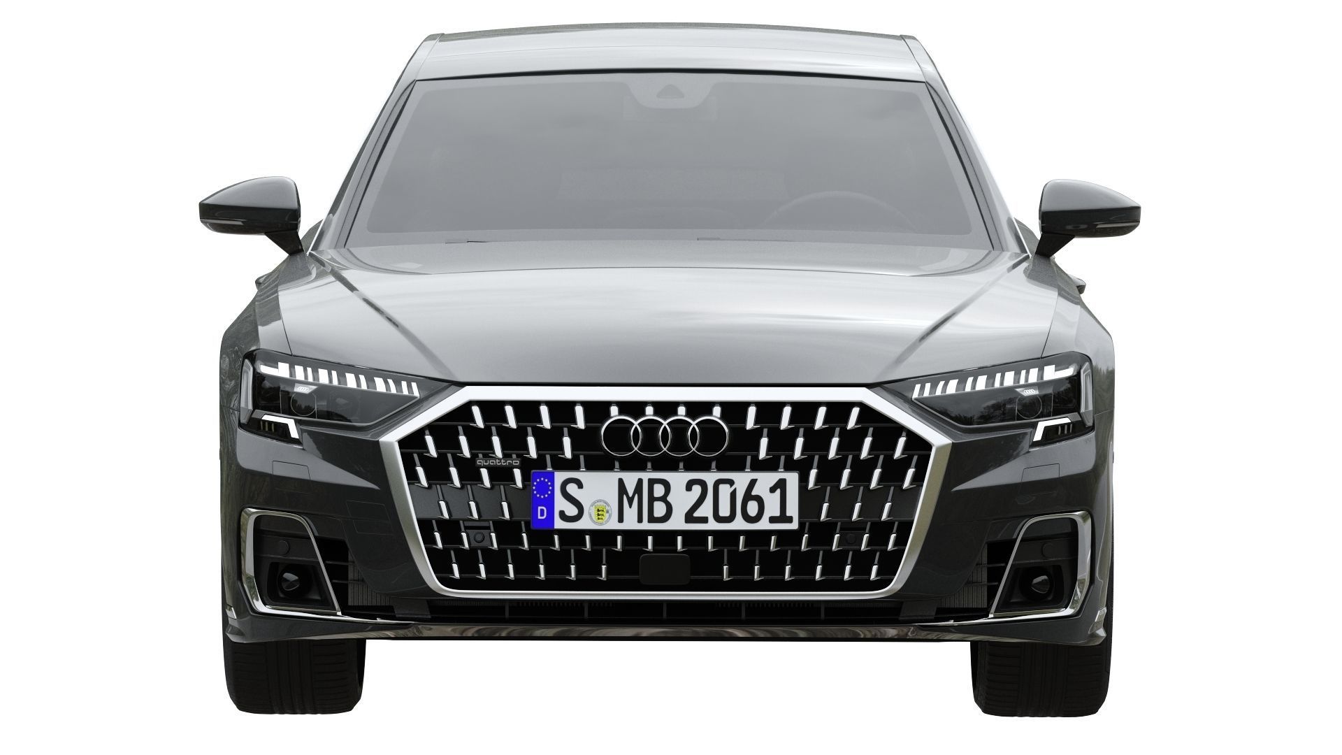Audi A8 L 2022 3D model_3