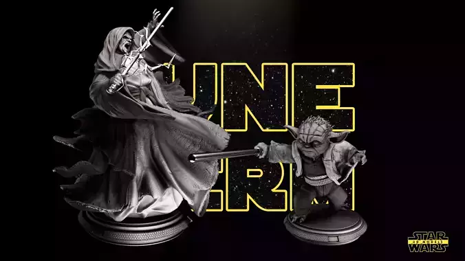 Yoda Sculpture - Tested and Ready for 3D printing 3D print model
