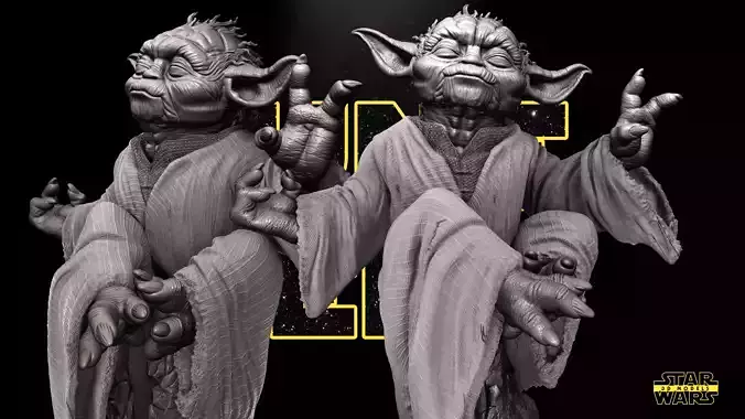 Yoda Bust - Tested and Ready for 3D printing