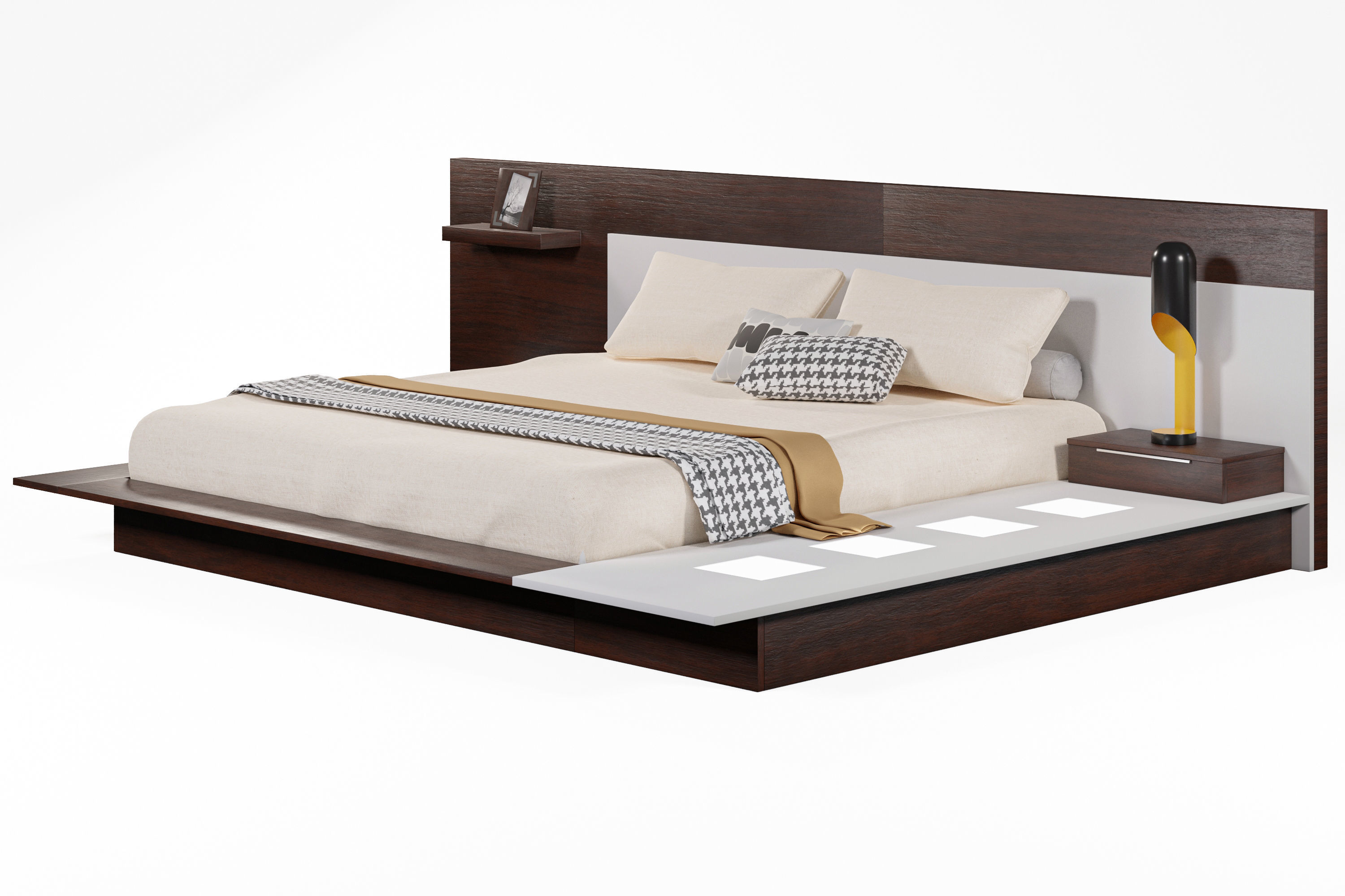 Modern design Bed 3D model_15
