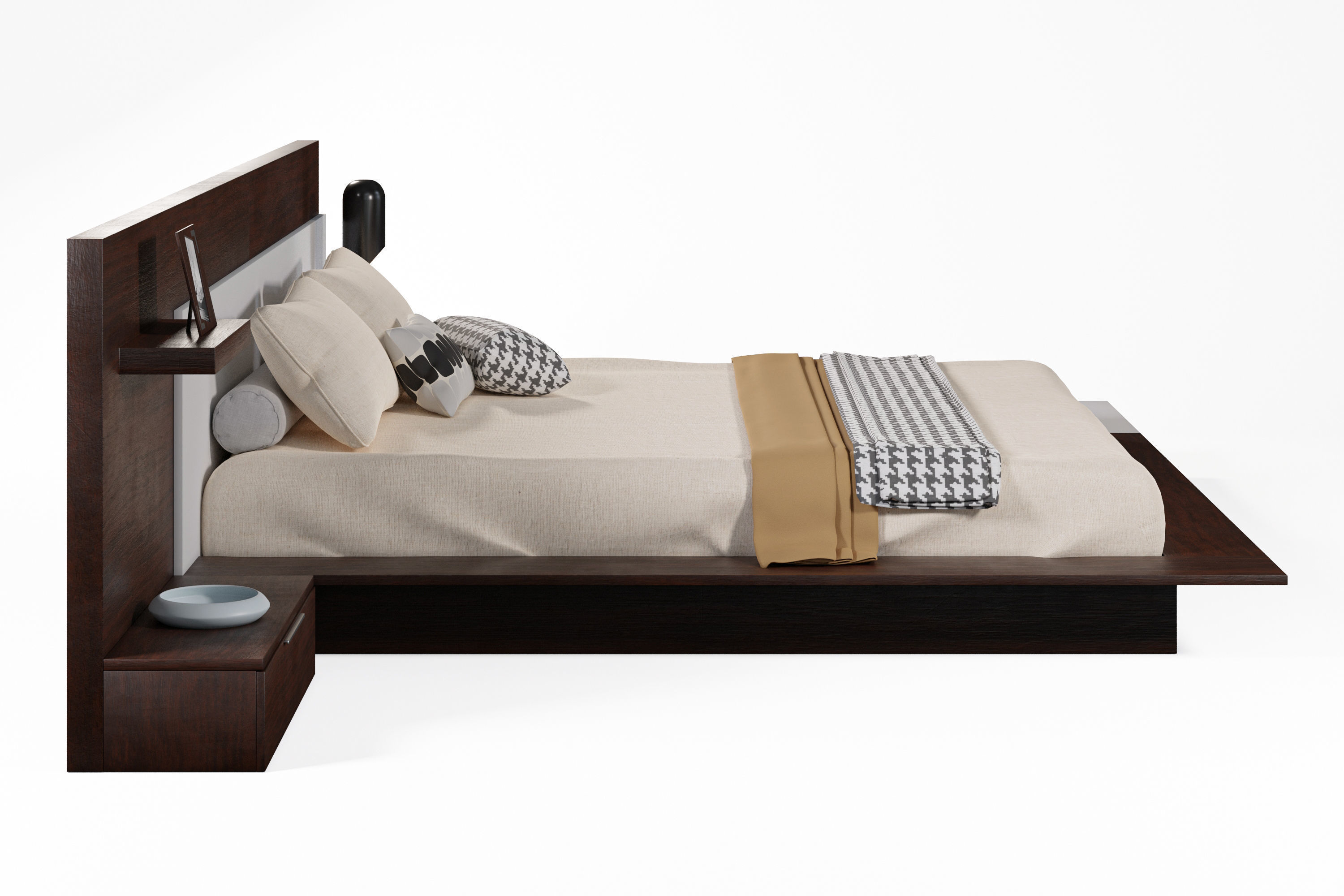 Modern design Bed 3D model_5