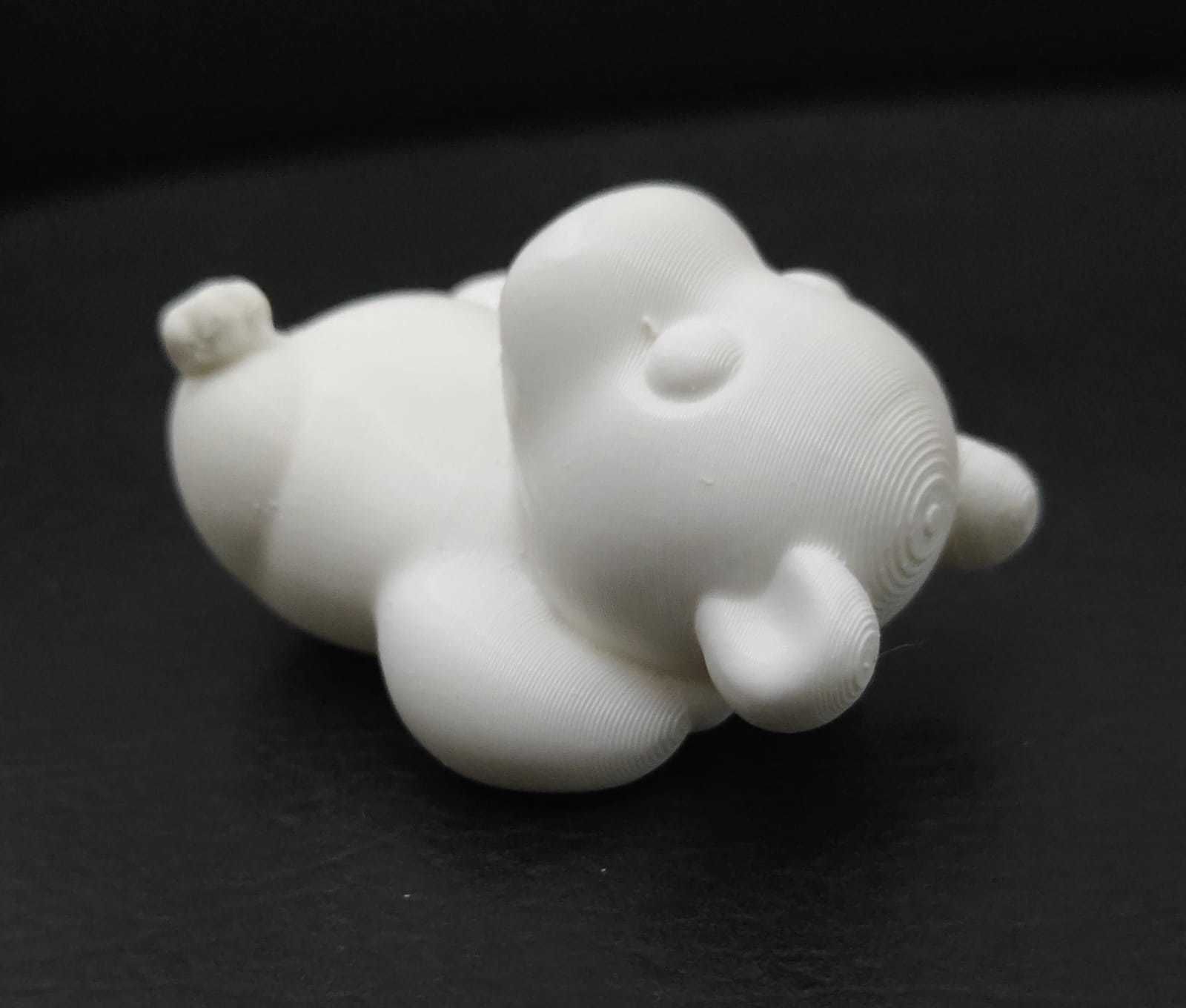 Capybara Lying 3D print model_8