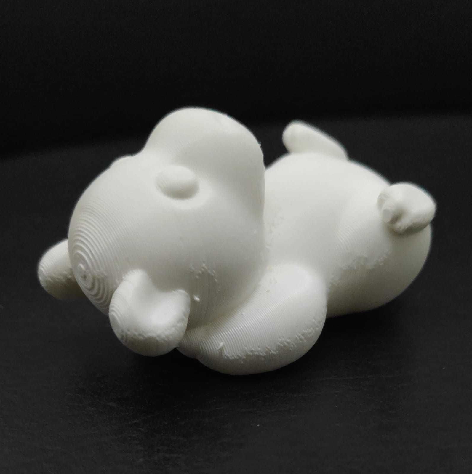 Capybara Lying 3D print model_6