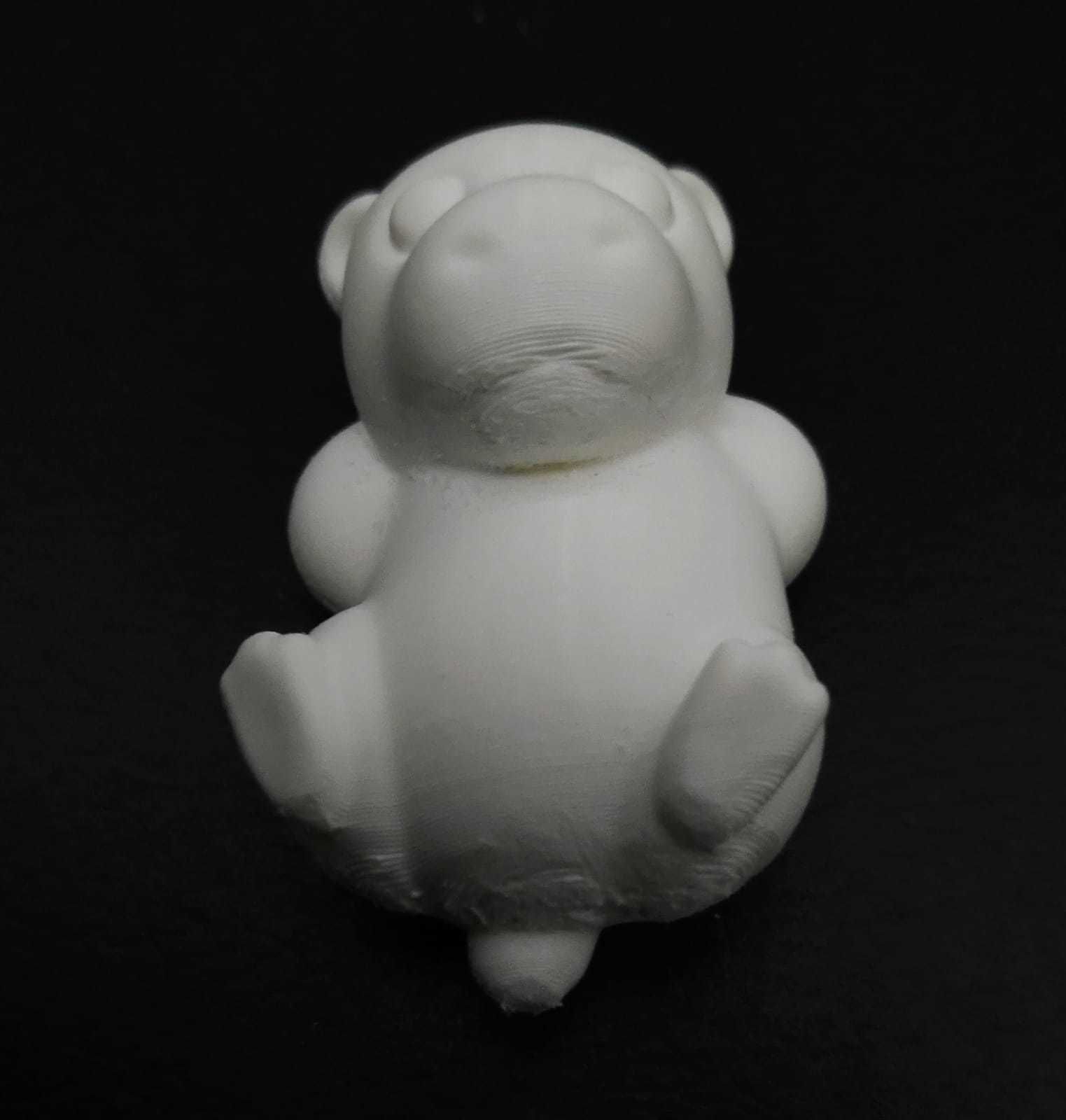 Capybara Lying 3D print model_4