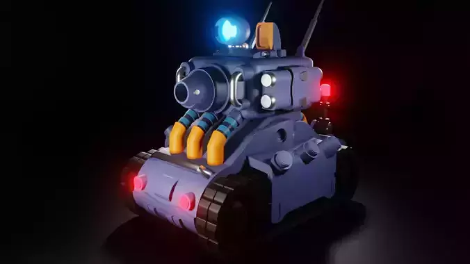 Toy Tank 3D Model