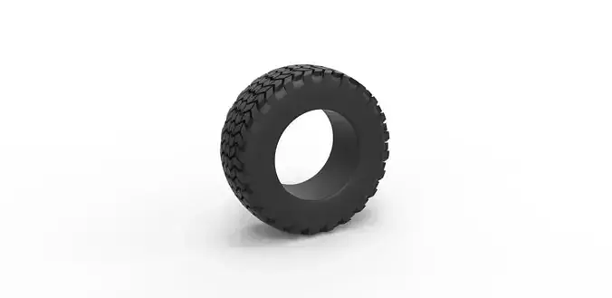 Offroad tire 46 Scale 1 to 25