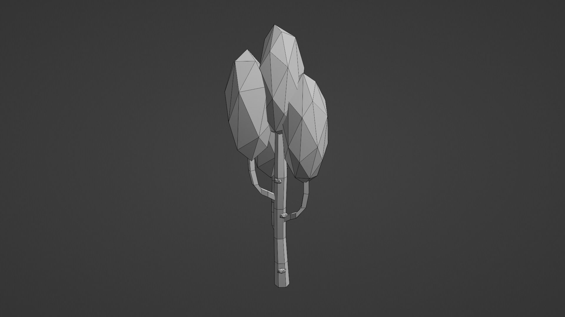 Assorted Tree Collection Low-poly 3D model_10