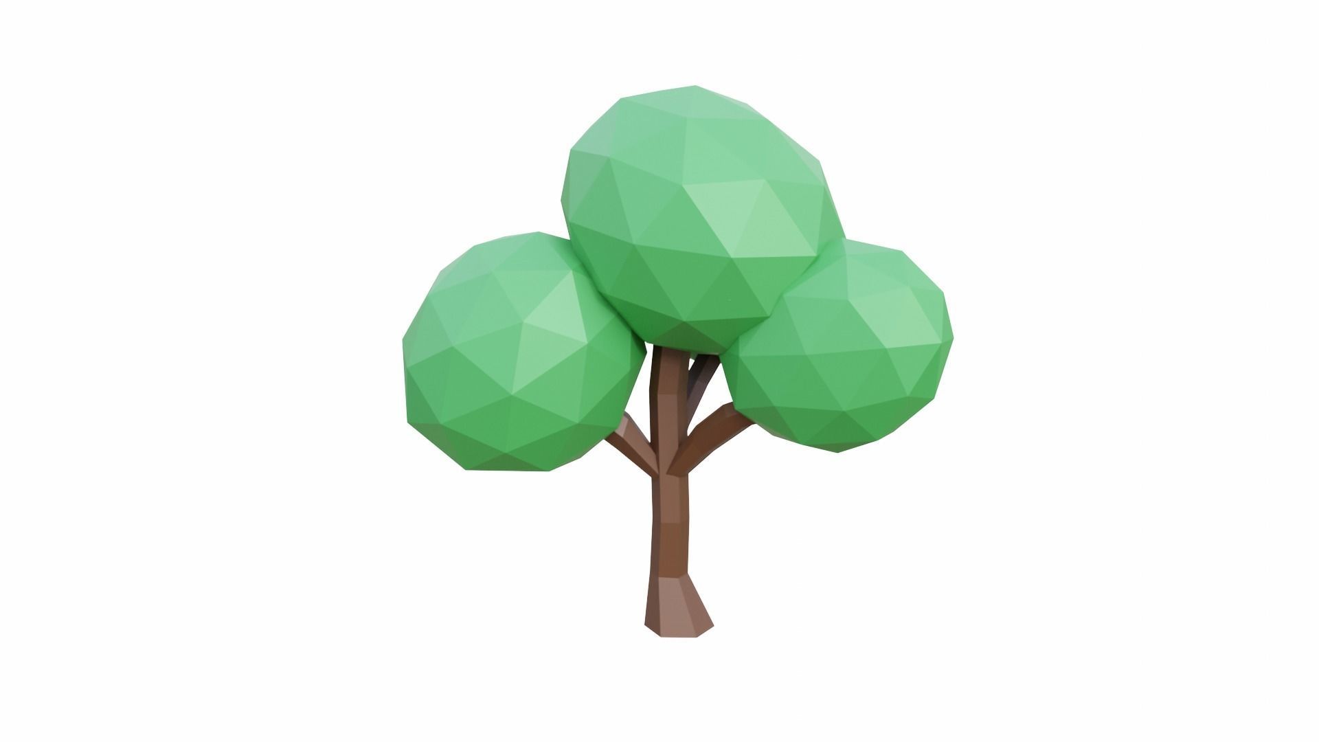 Assorted Tree Collection Low-poly 3D model_17