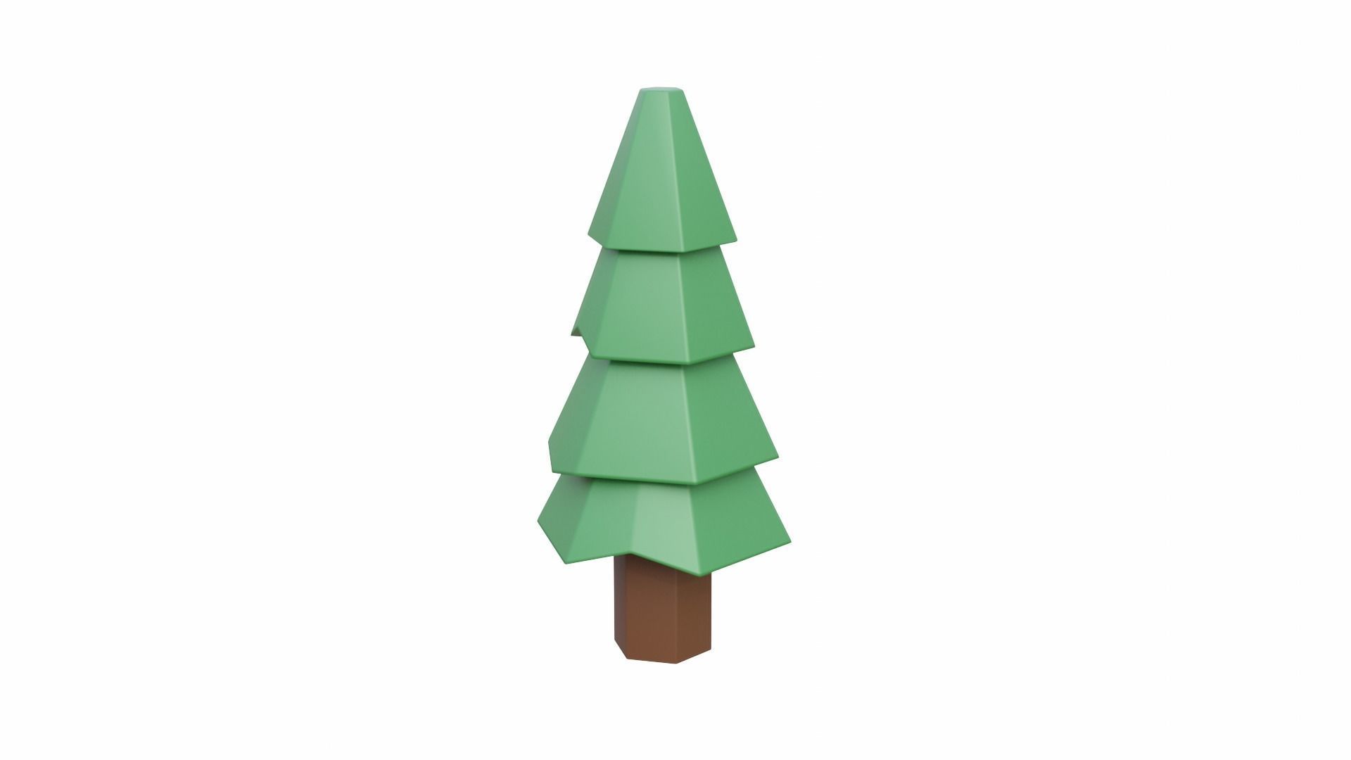 Assorted Tree Collection Low-poly 3D model_43