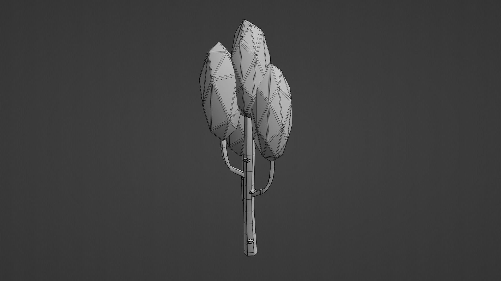 Assorted Tree Collection Low-poly 3D model_12