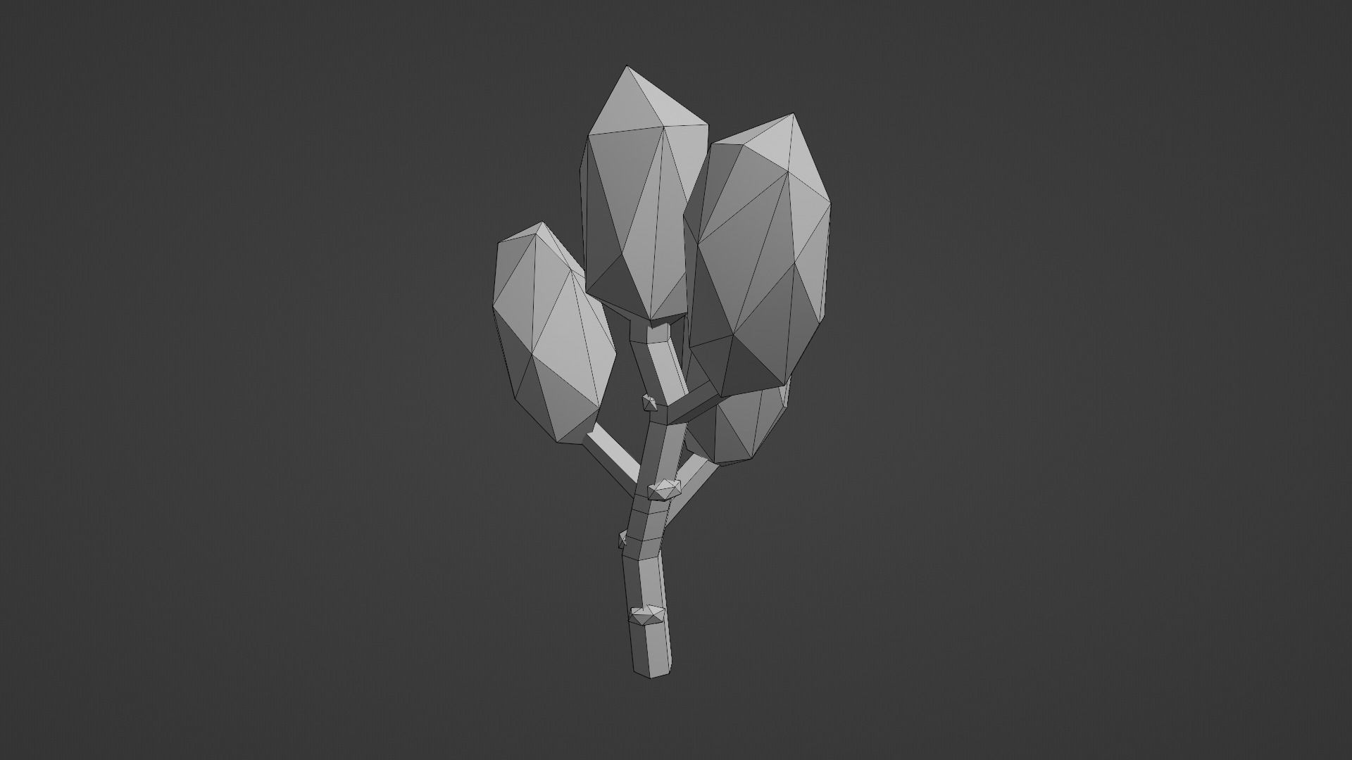 Assorted Tree Collection Low-poly 3D model_6