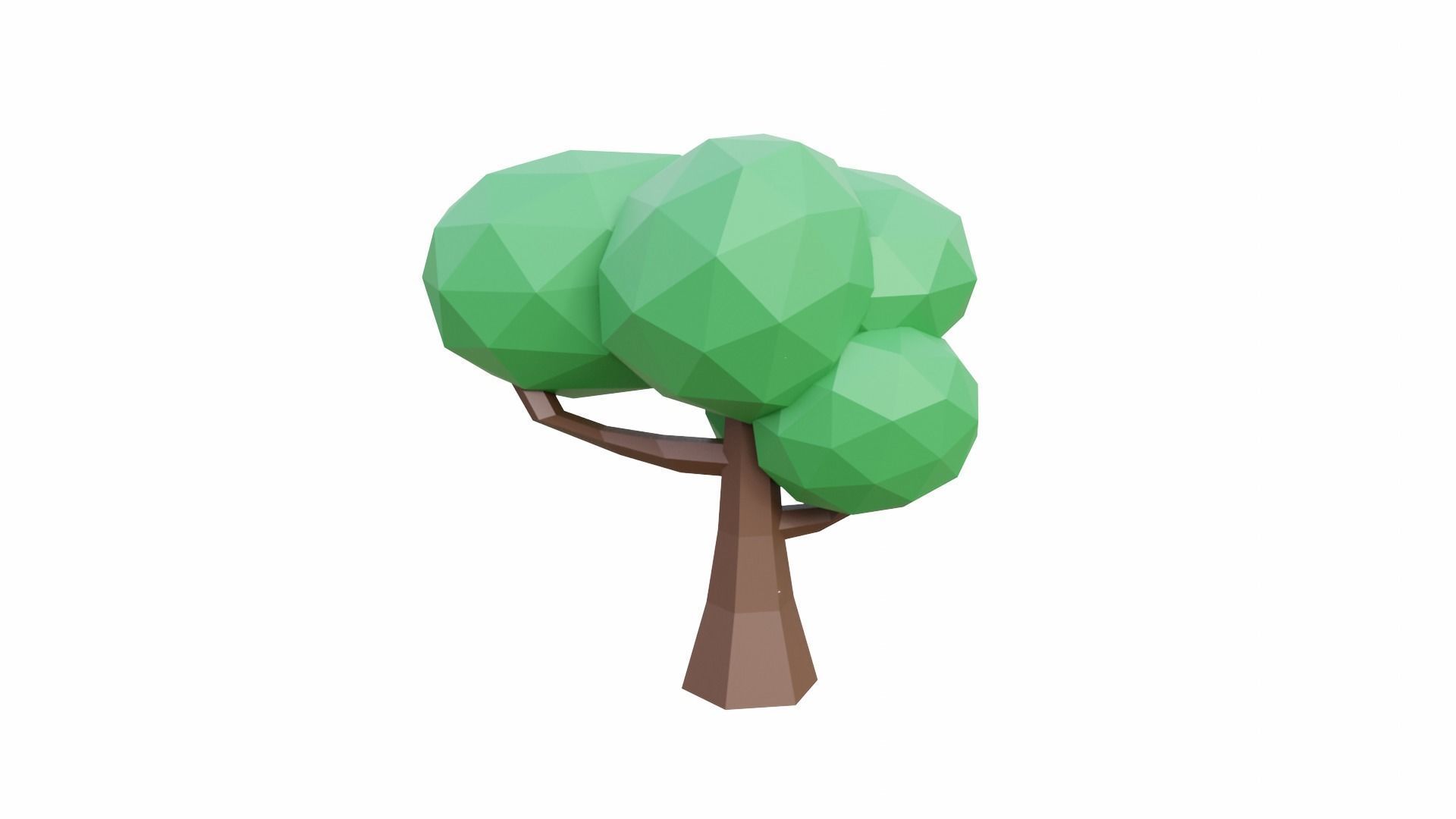 Assorted Tree Collection Low-poly 3D model_15