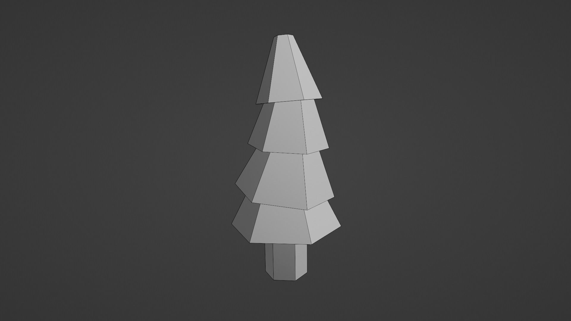 Assorted Tree Collection Low-poly 3D model_38