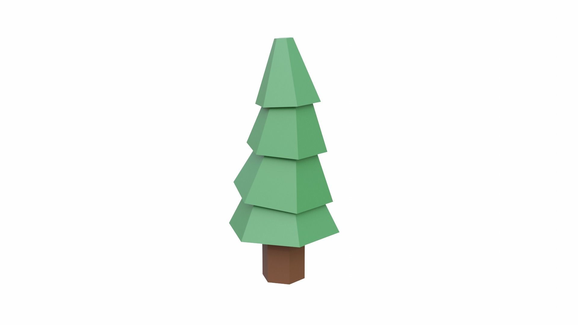 Assorted Tree Collection Low-poly 3D model_37