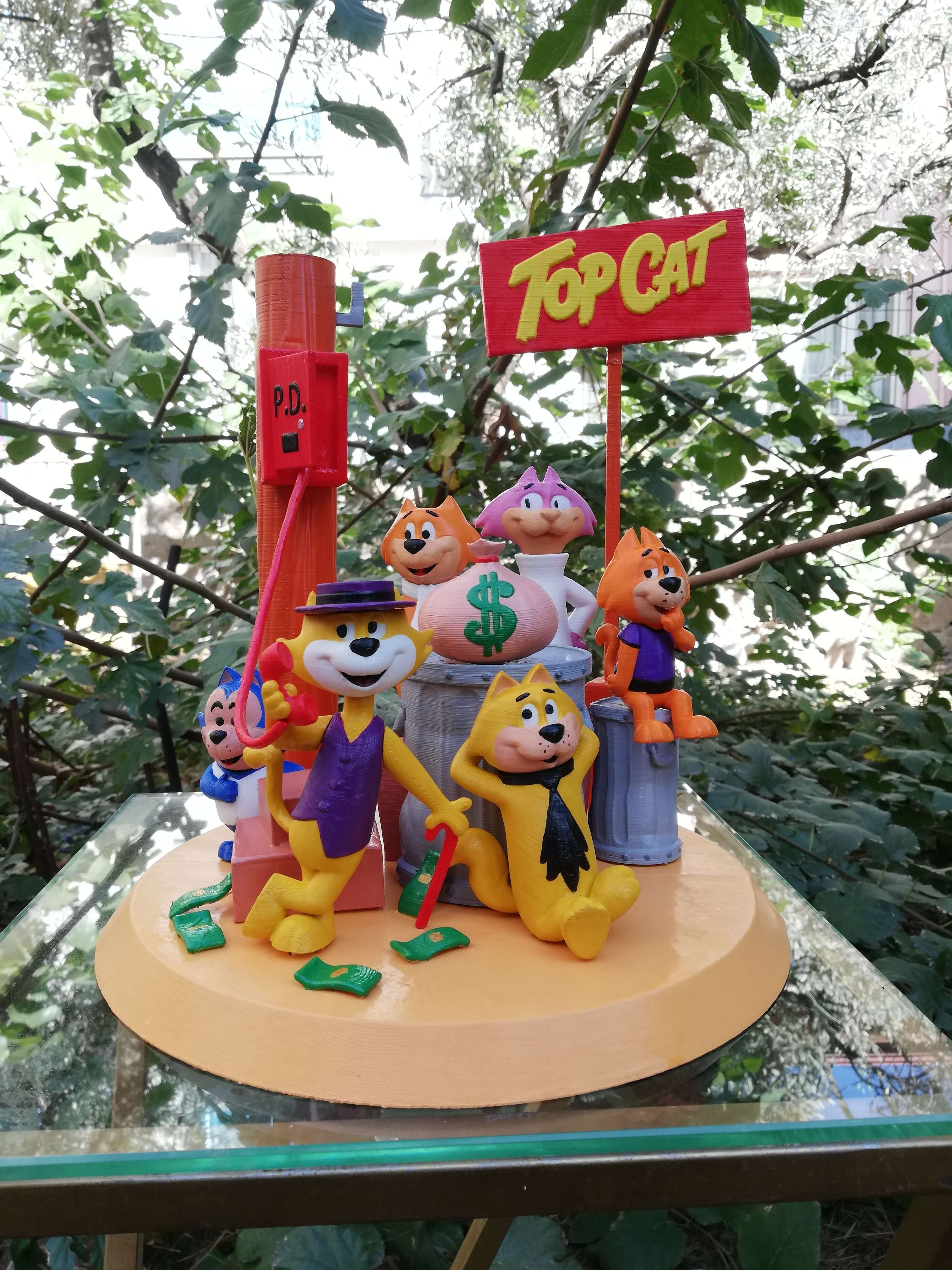 Top Cat Diorama 3D print model_12