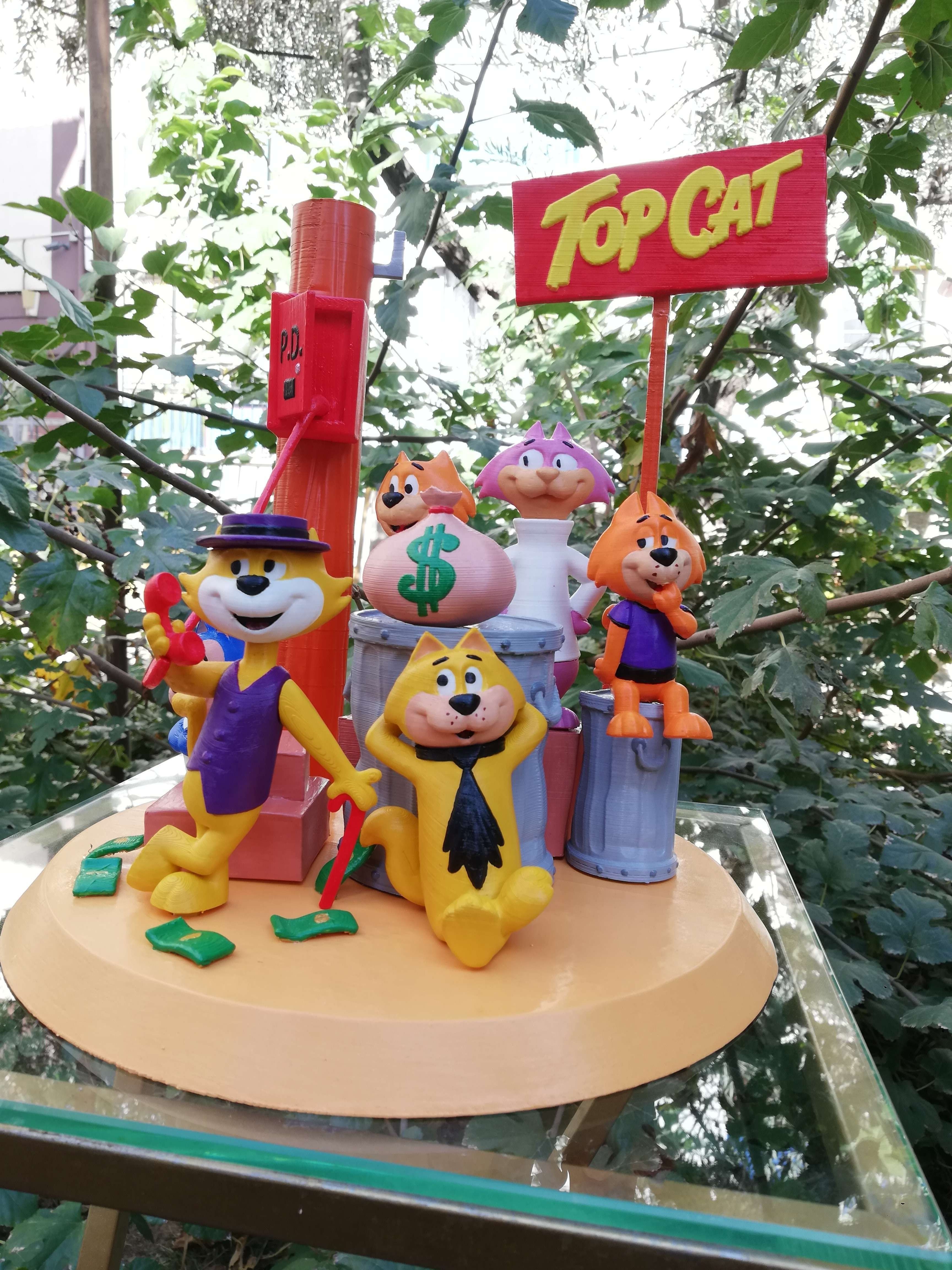 Top Cat Diorama 3D print model_13
