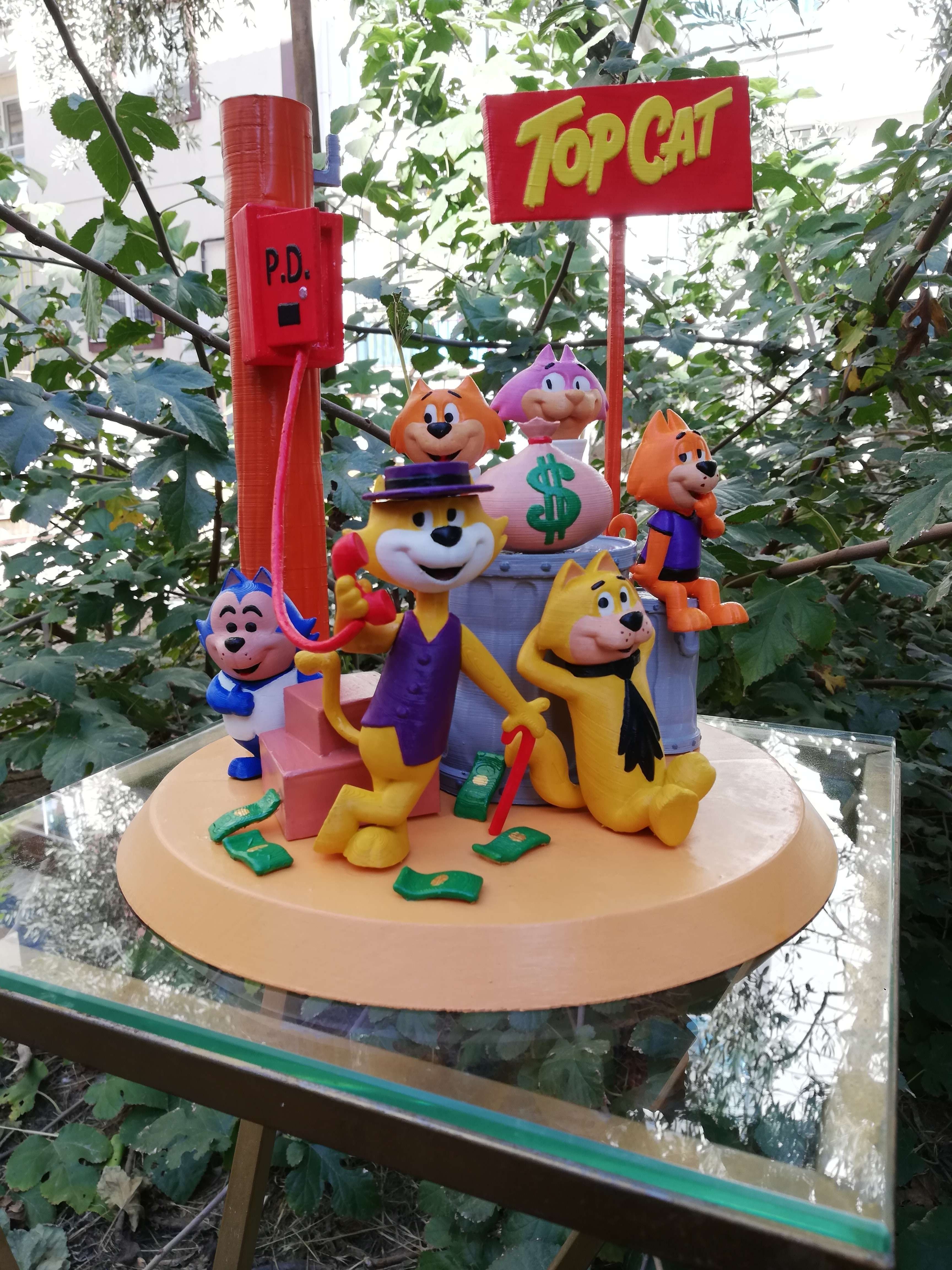 Top Cat Diorama 3D print model_15