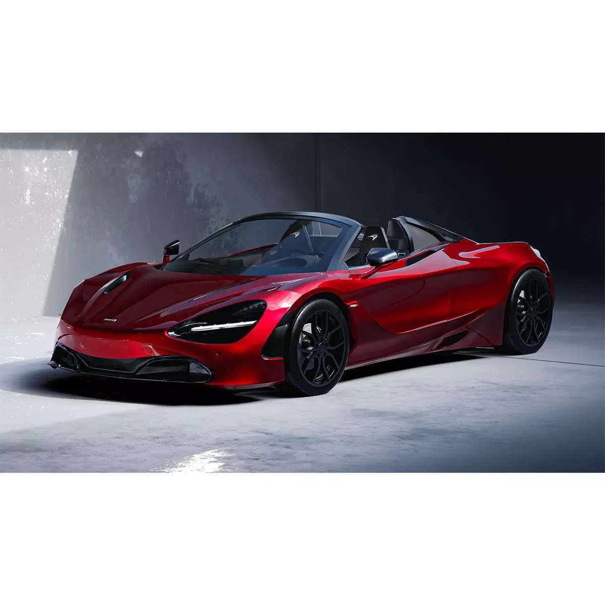 McLaren 720s Low-poly 3D model